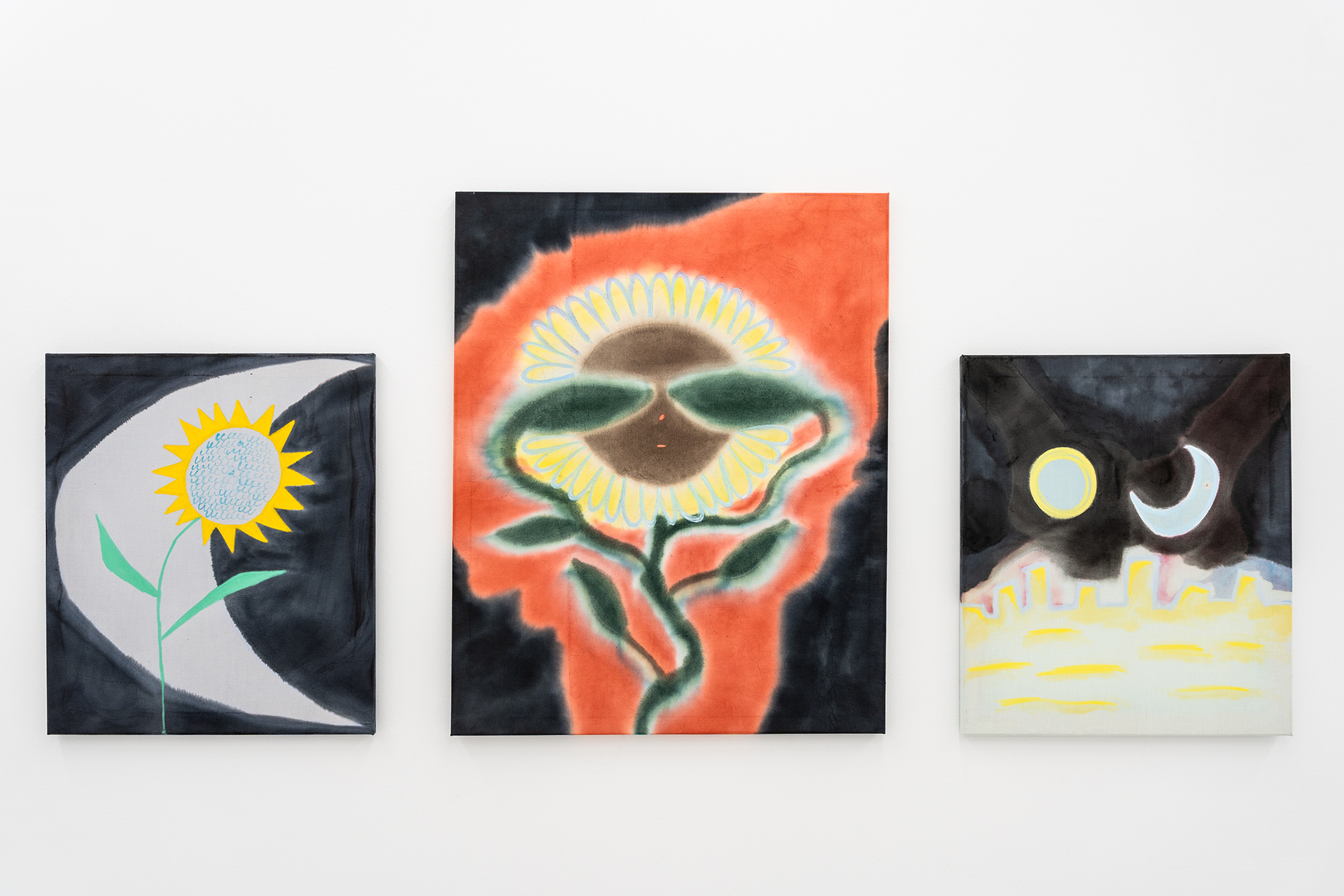 Olga Krykun, Forget-me-nots / Незабудки / Niezapominajki, exhibition view, 2022