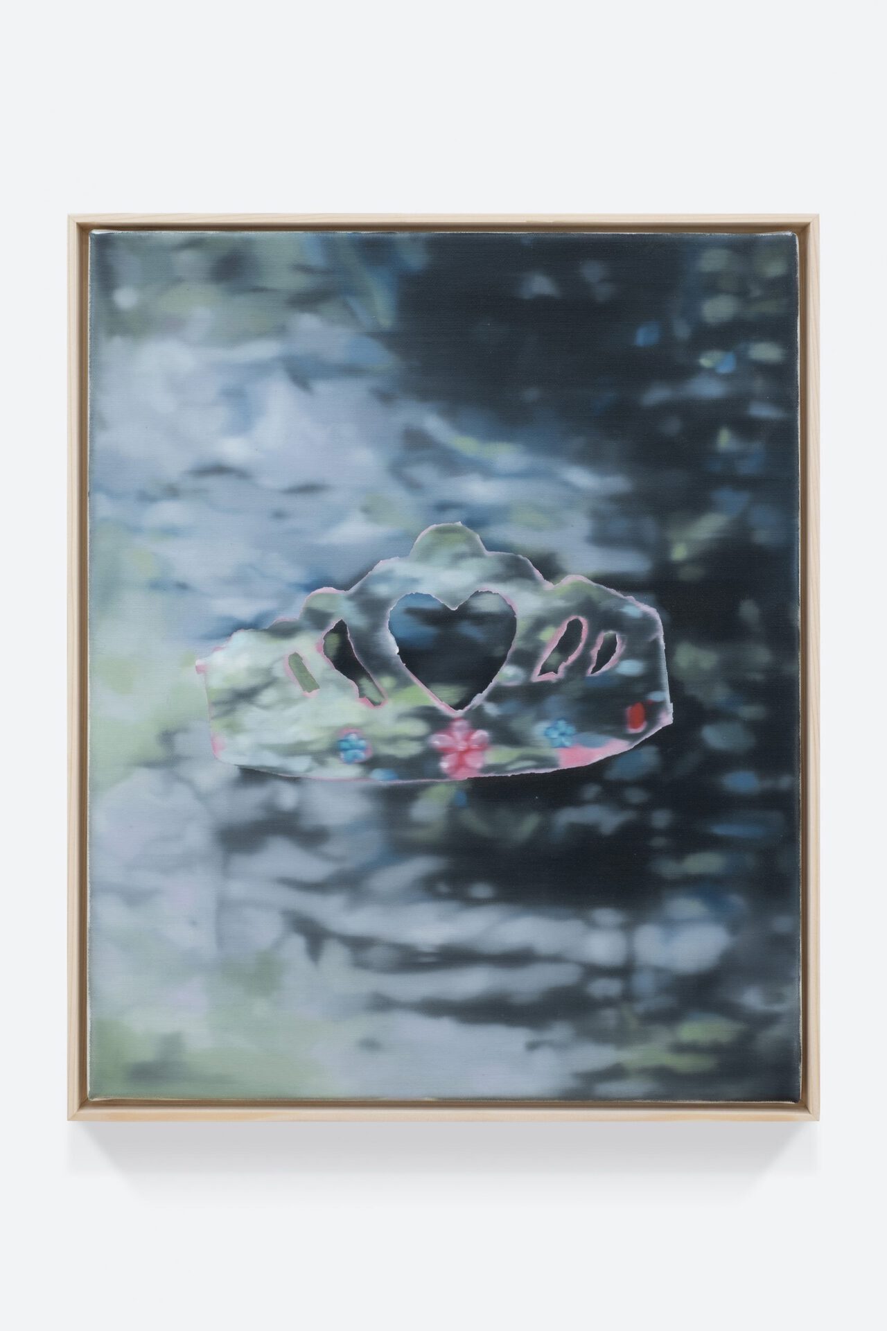 Martina Grilić, Hypermnesia 2, The Crown, 2022, oil on canvas, 19.69 x 16.14 inches / 50 х 41 сm