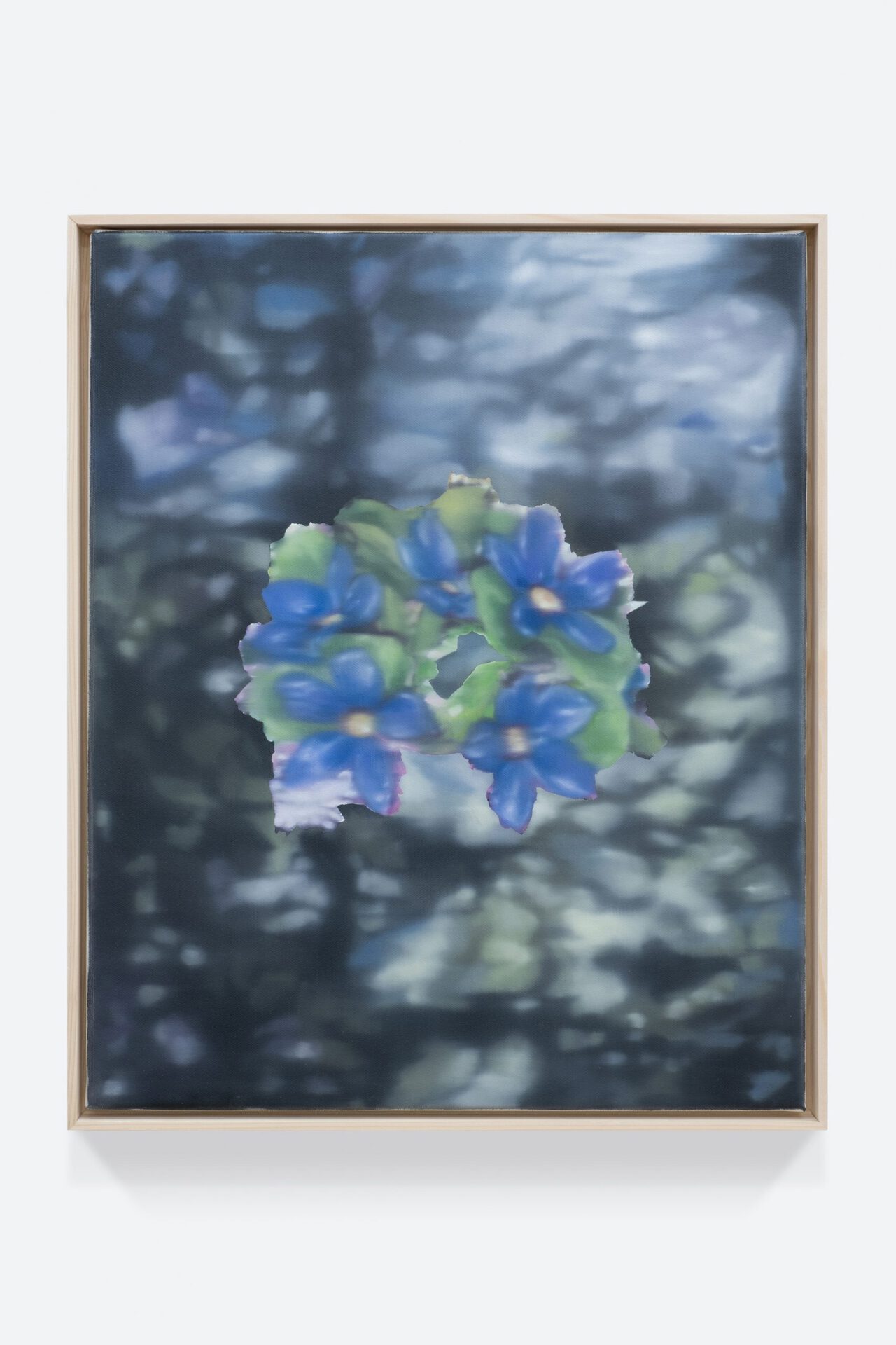 Martina Grilić, Hypermnesia 2, Fake Flowers, 2022, oil on canvas, 19.69 x 16.14 inches / 50 х 41 сm