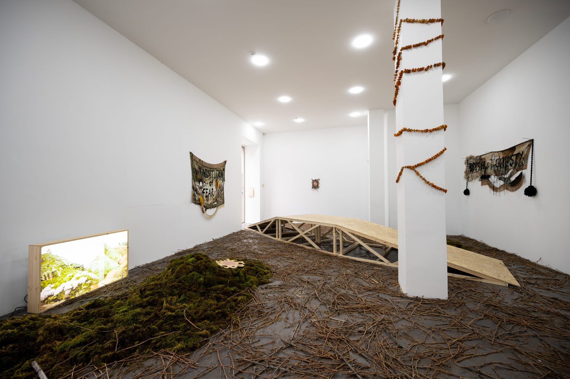 Gvantsa Jishkariani, I dream of fire, 2022, Exposition view2