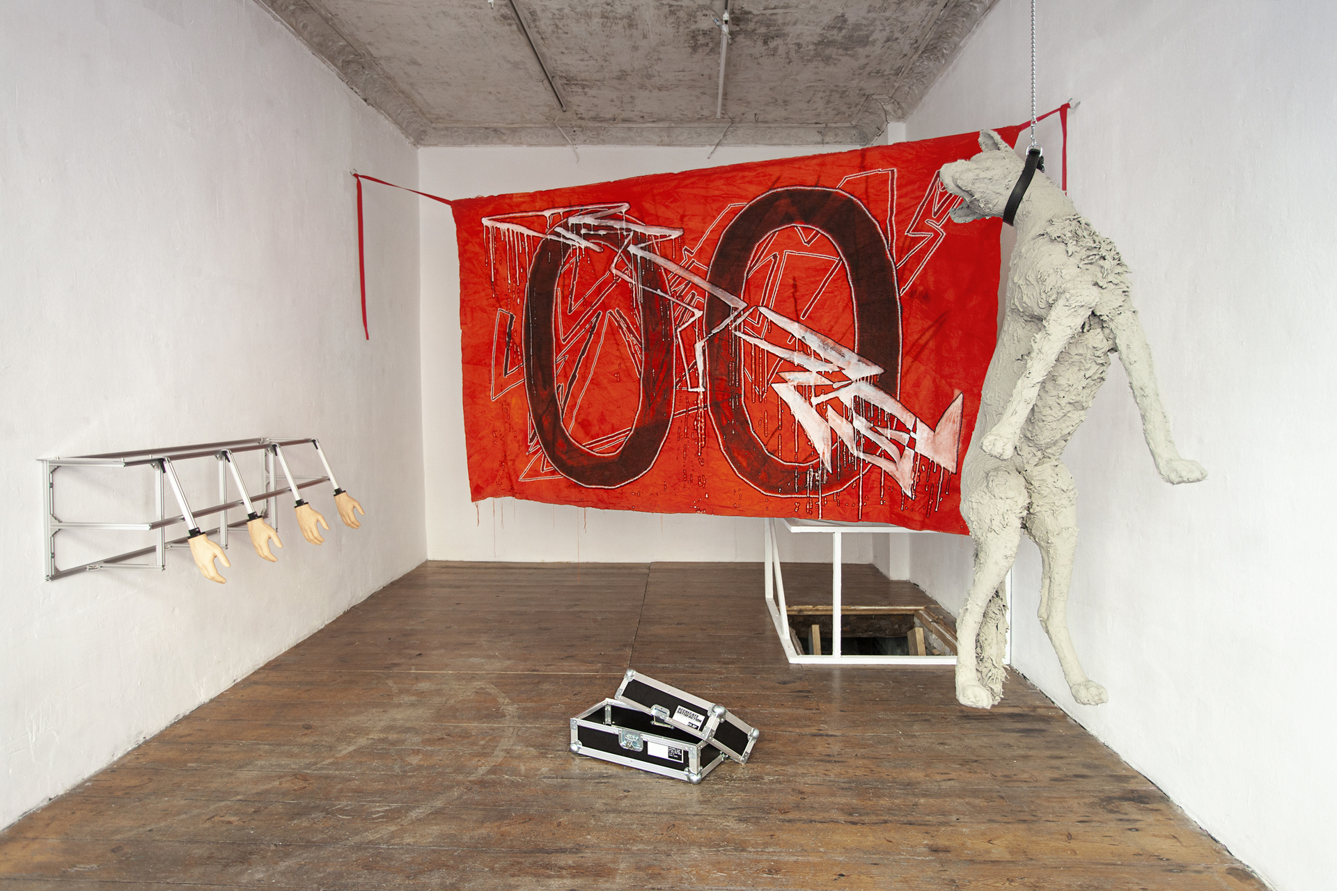 Nicolás Astorga & Christian Kölbl, I'M NOT HERE TO MAKE FRIENDS, view of exhibition 1, 2022.