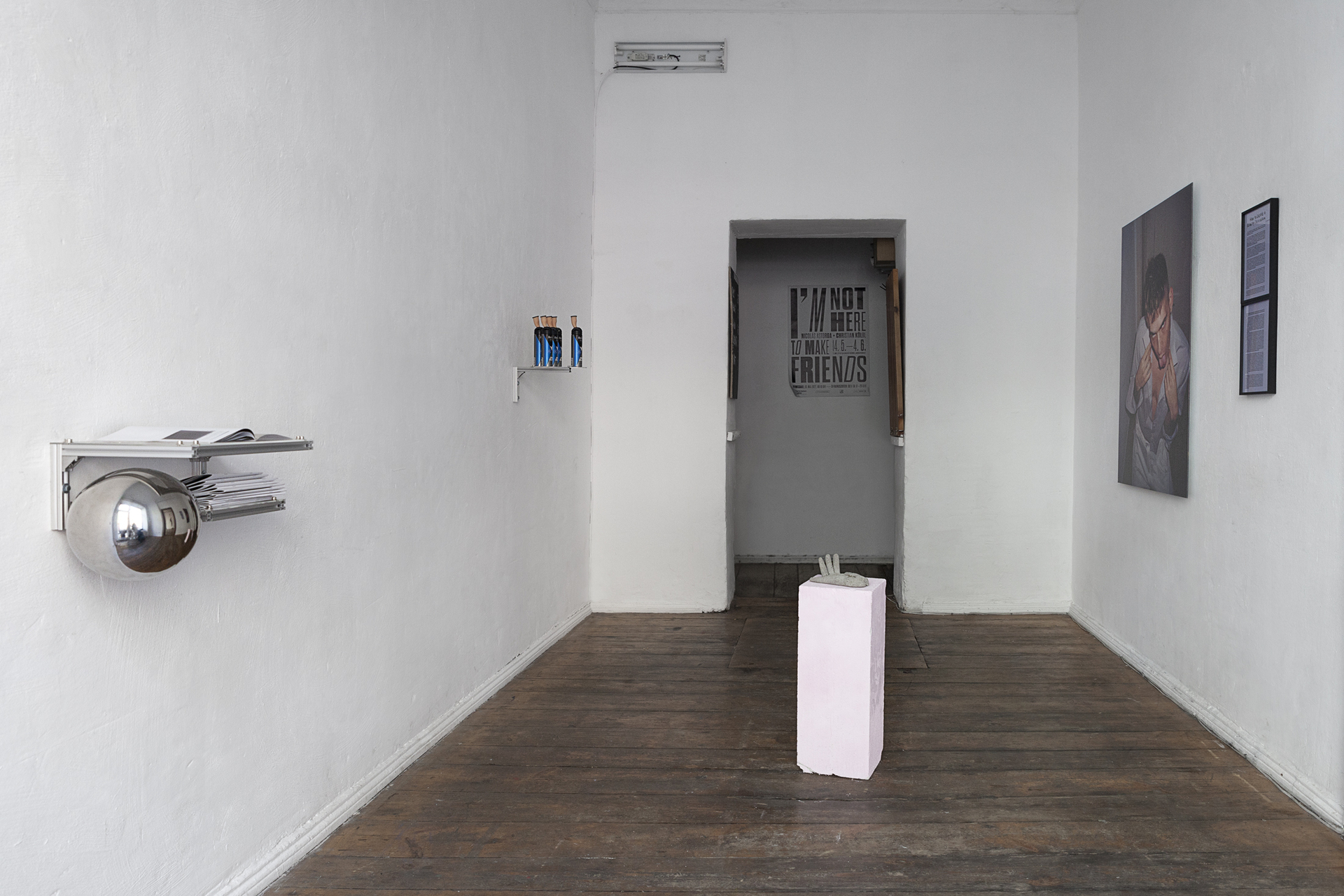 Nicolás Astorga & Christian Kölbl, I'M NOT HERE TO MAKE FRIENDS, view of exhibition 2, 2022.