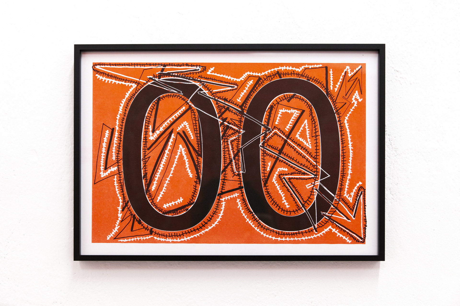 Nicolás Astorga &amp; Christian Kölbl, 00 (sketch), 2021, Risography print, 30,5 x 43 cm