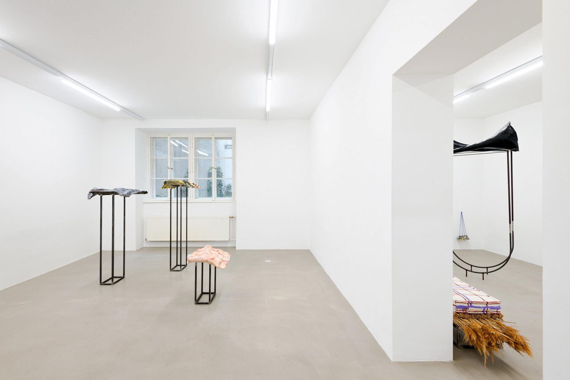 Johanna Magdalena Guggenberger, Komme gleich, installation view, Wonnerth Dejaco, Vienna 2022. Courtesy Wonnerth Dejaco, Belmacz and the artist. Photo: Peter Mochi