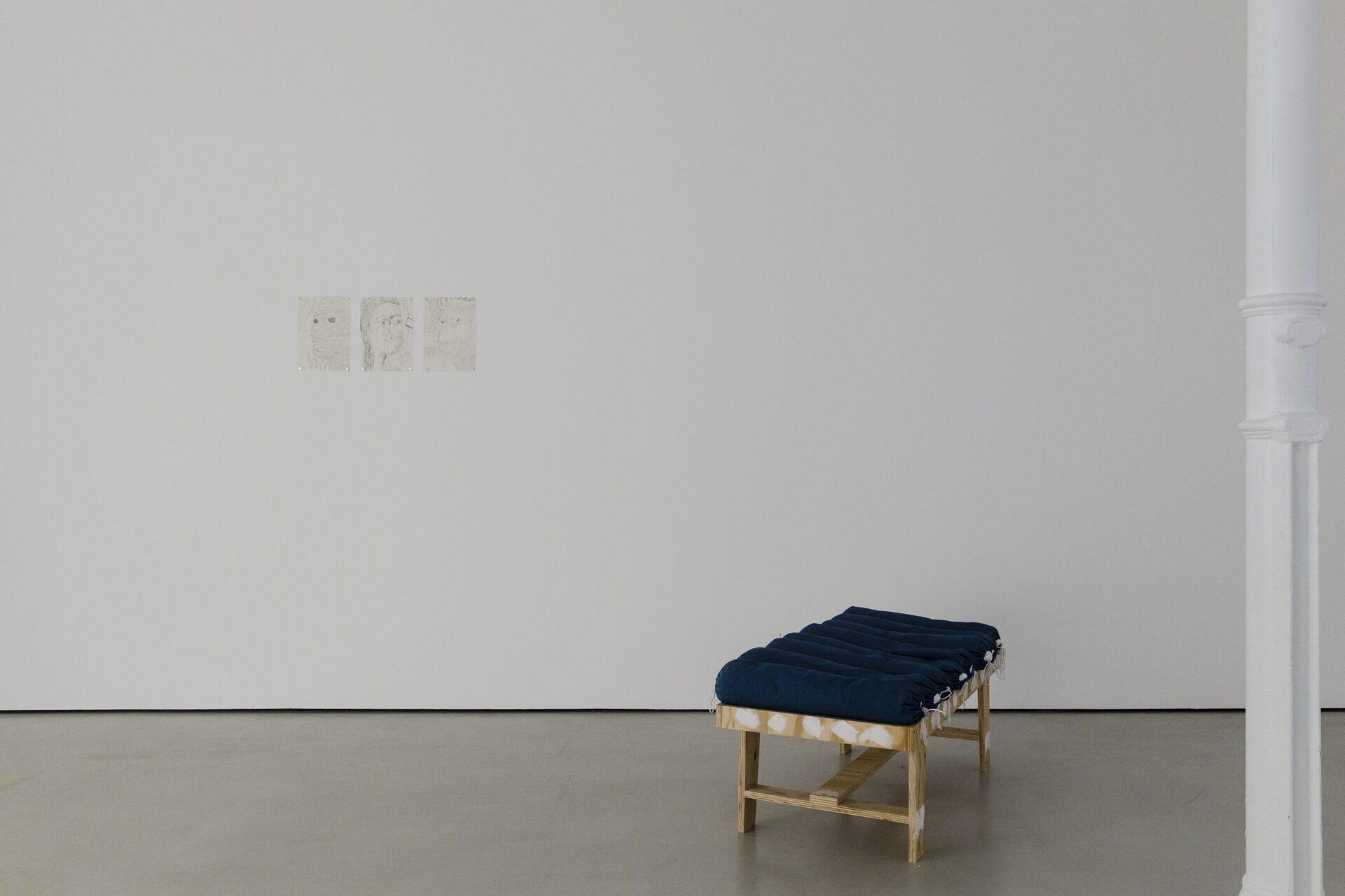 Karanjit Panesar, Close up #16, #17 and #18, installation view, Workplace Foundation, 2022