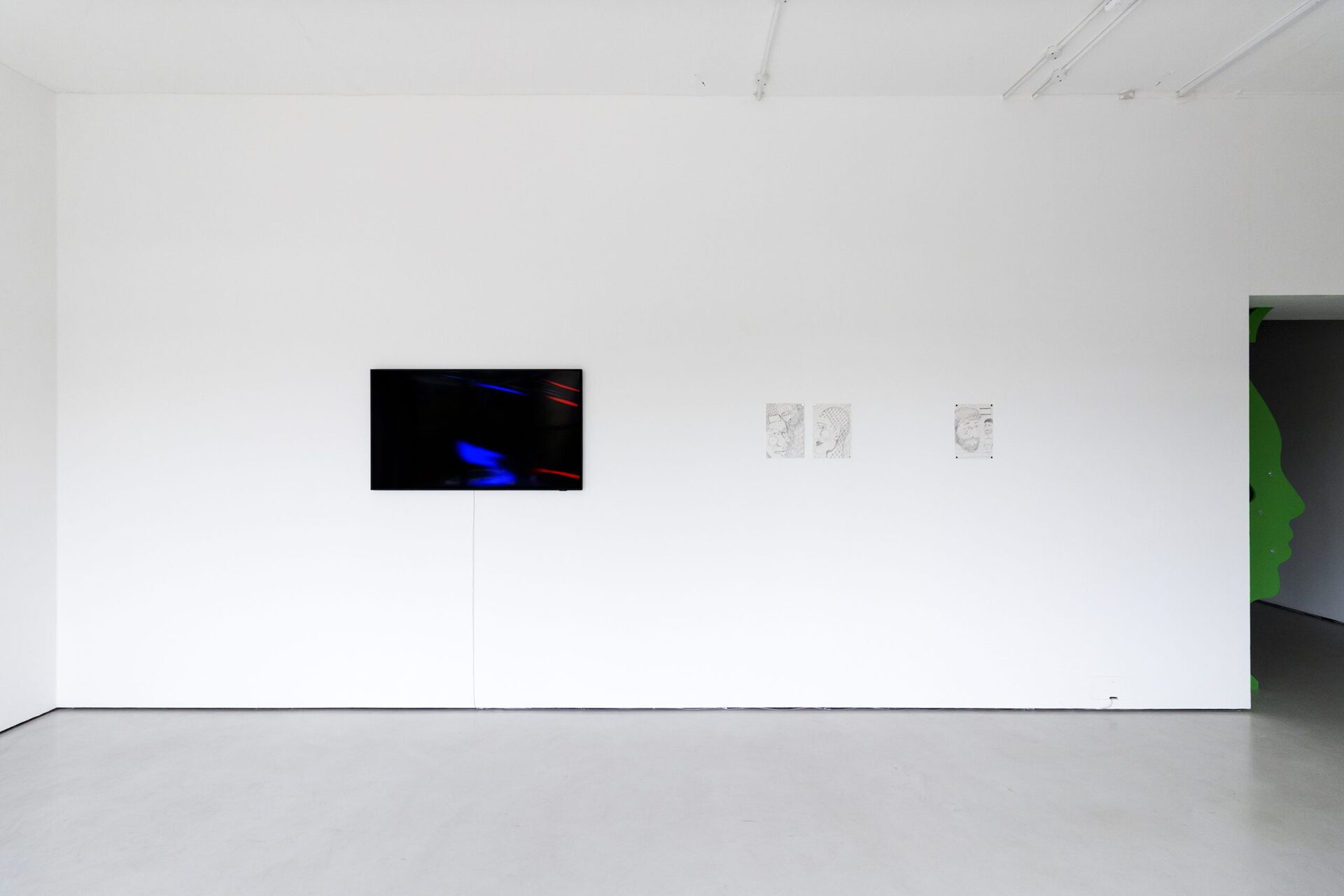Karanjit Panesar, Untitled (Slow Cloth), Close up #13, #14 and #15, installation view, Workplace Foundation, 2022