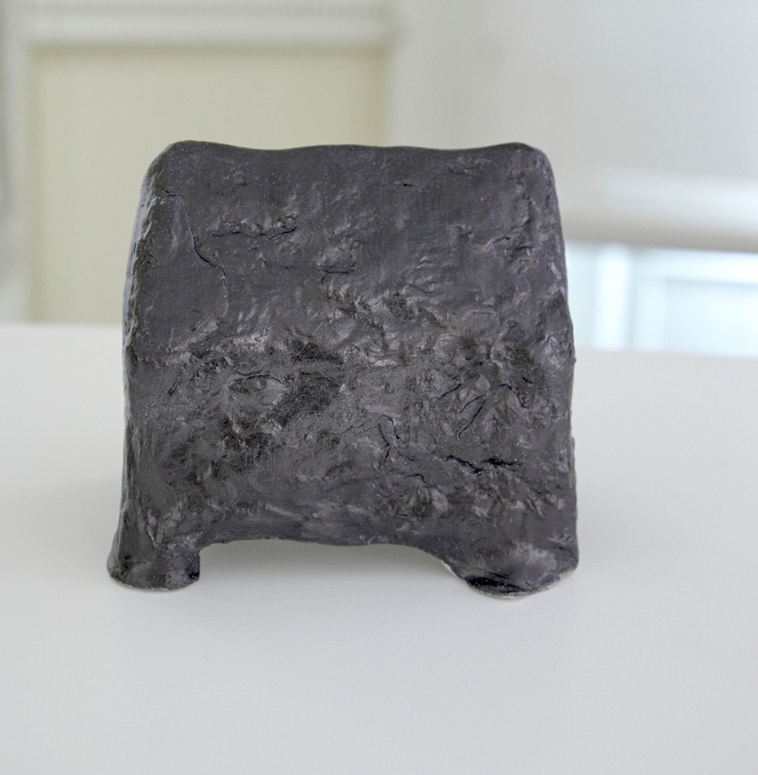 Marianne Walker, The Ouze Casket, pencil on sculpted paperclay 20 x 22 x 12cm