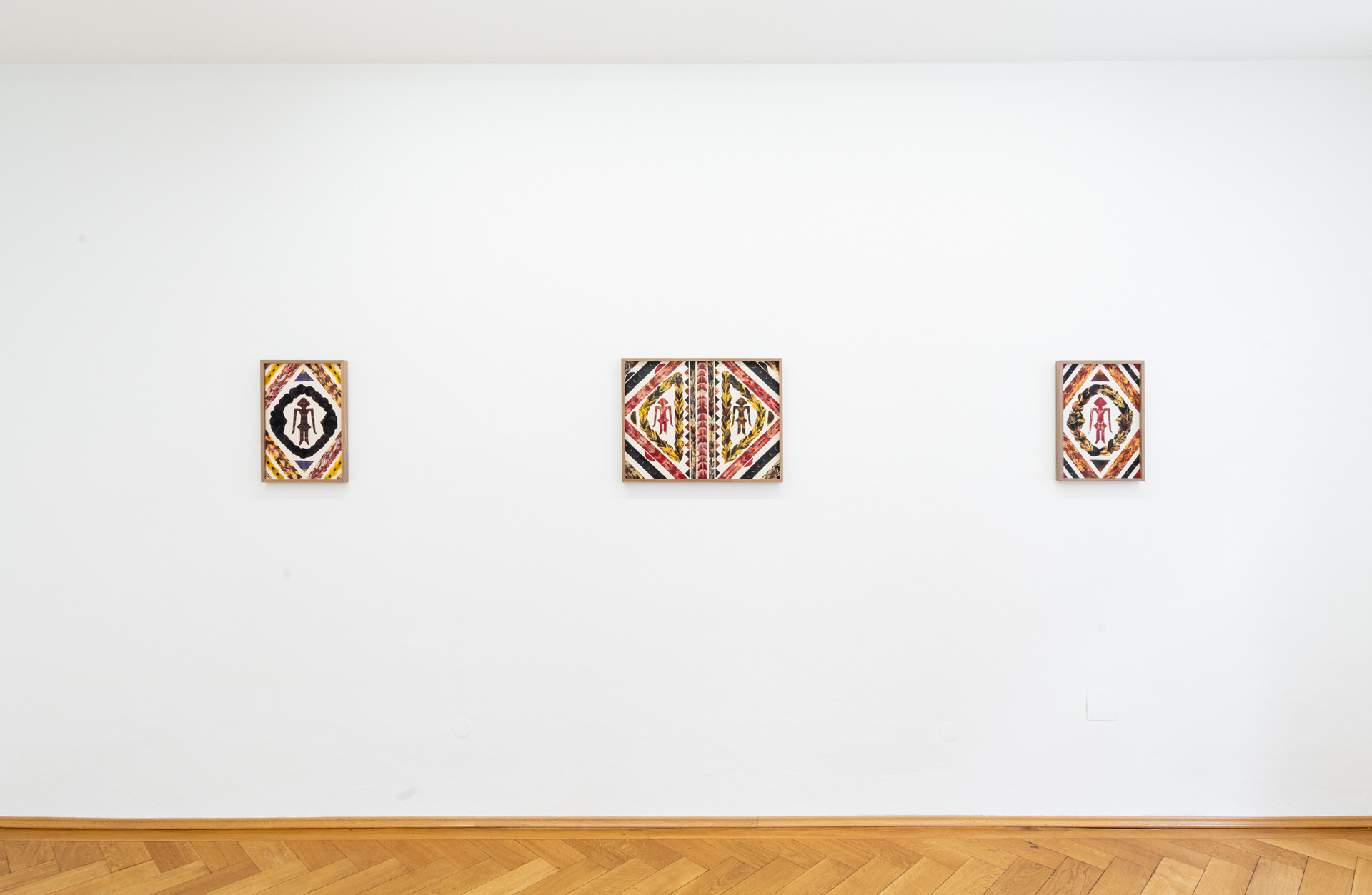 Installation view "Materials for Virtue / Incandescent Flare" (Curated by Àngels Miralda), Britta Rettberg Munich 2022