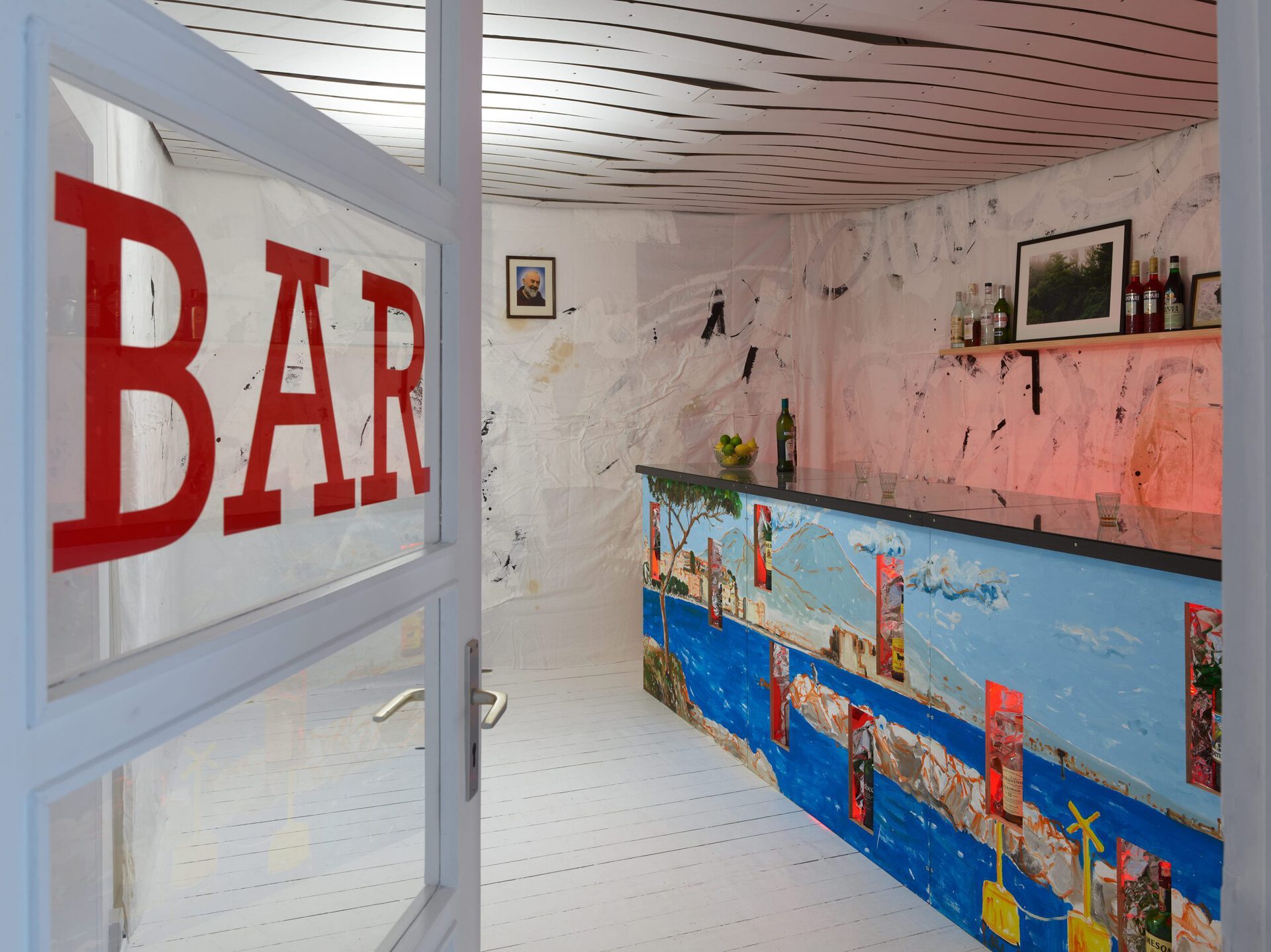 Florian Hüttner, 'Bar Mezzogiorno: Daniel Maier-Reimer's journey Apennin as presented by Florian Hüttner', 2018, 108 x 323 x 60 cm