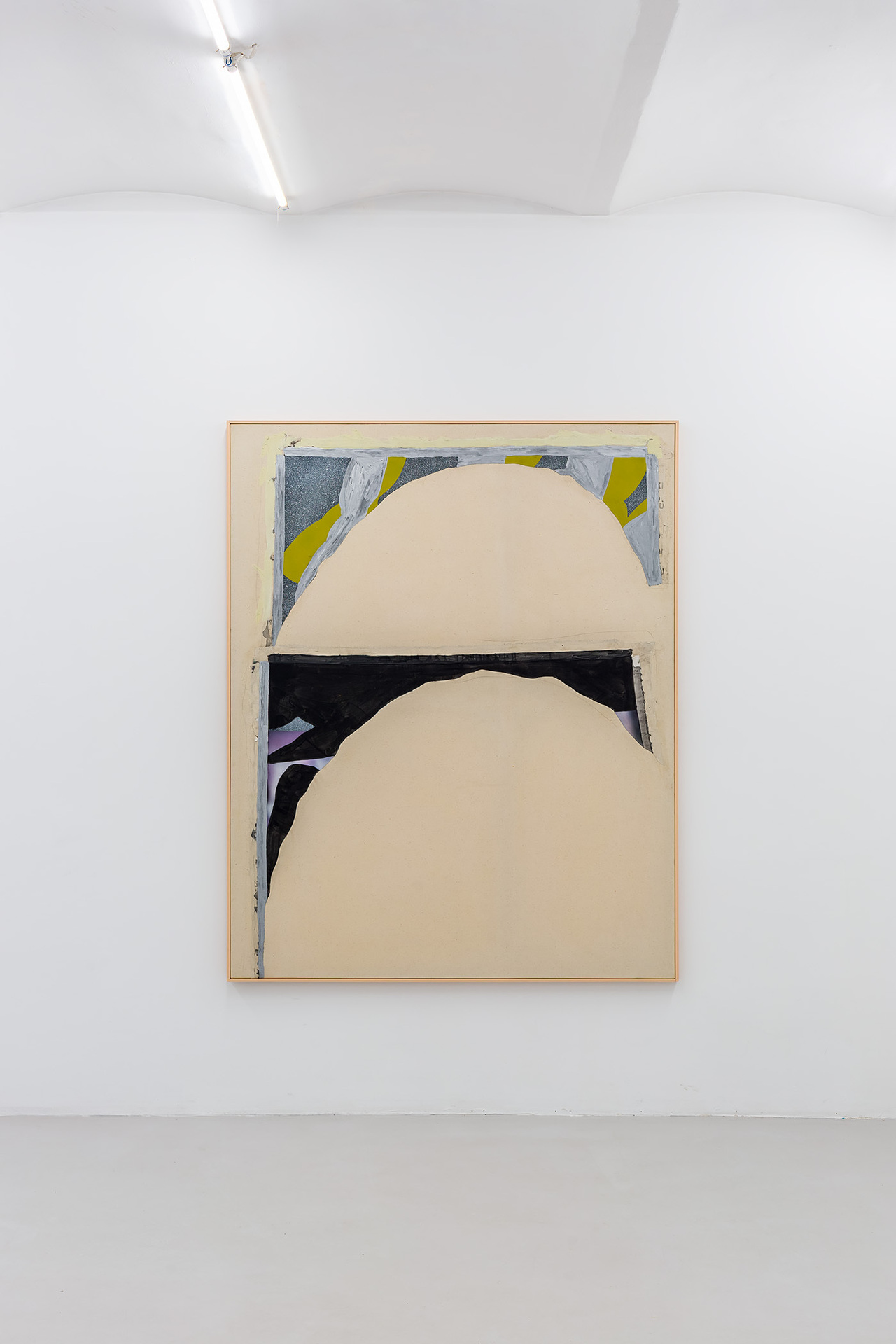 Krzysztof Mętel, Untitled (7), 2022, acrylic, enamel, canvas, 180 x 145 cm