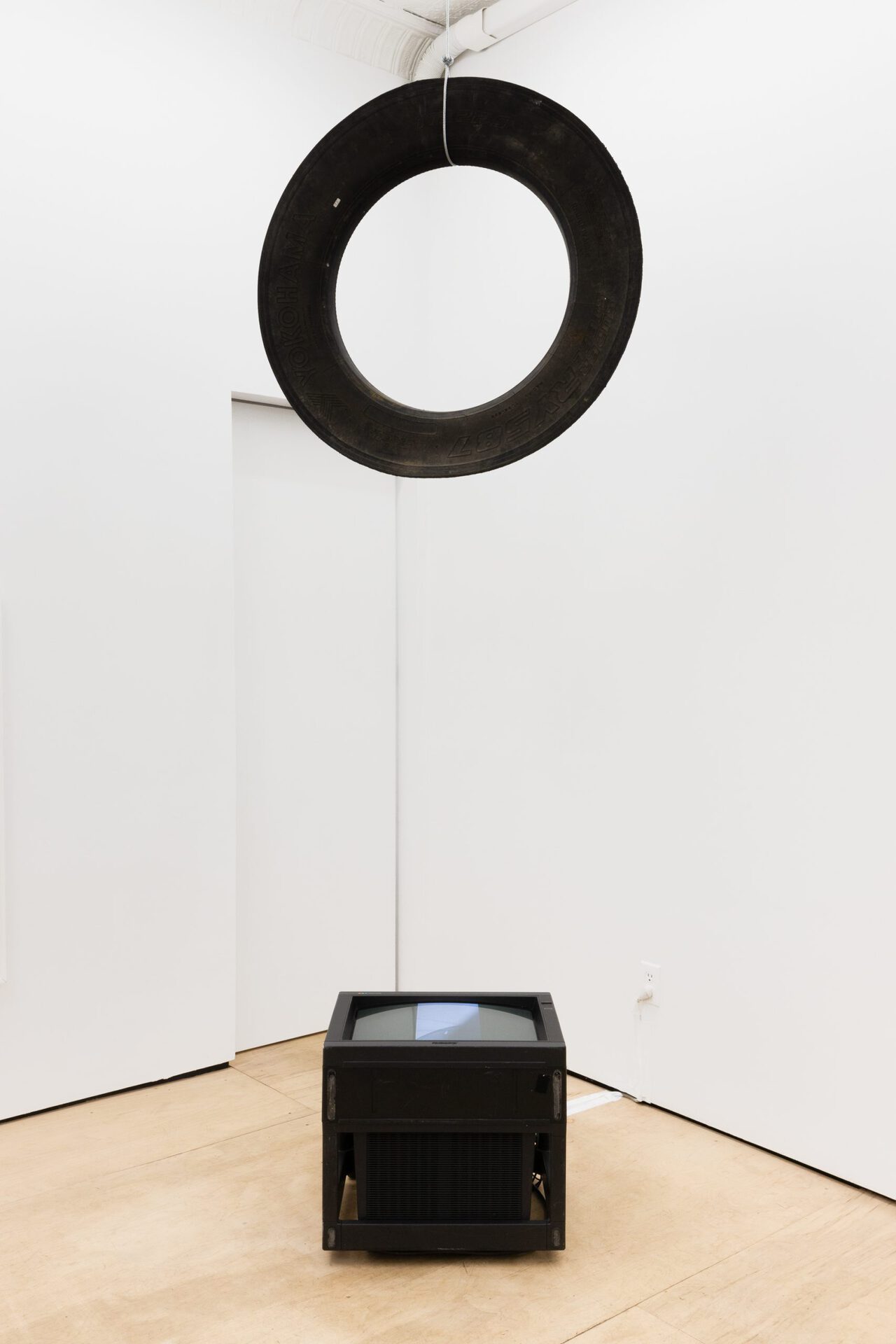 Devin Kenny, I Do My Best Thinking On The Bus, 2021, Found object, performance documented by video, dimensions variable