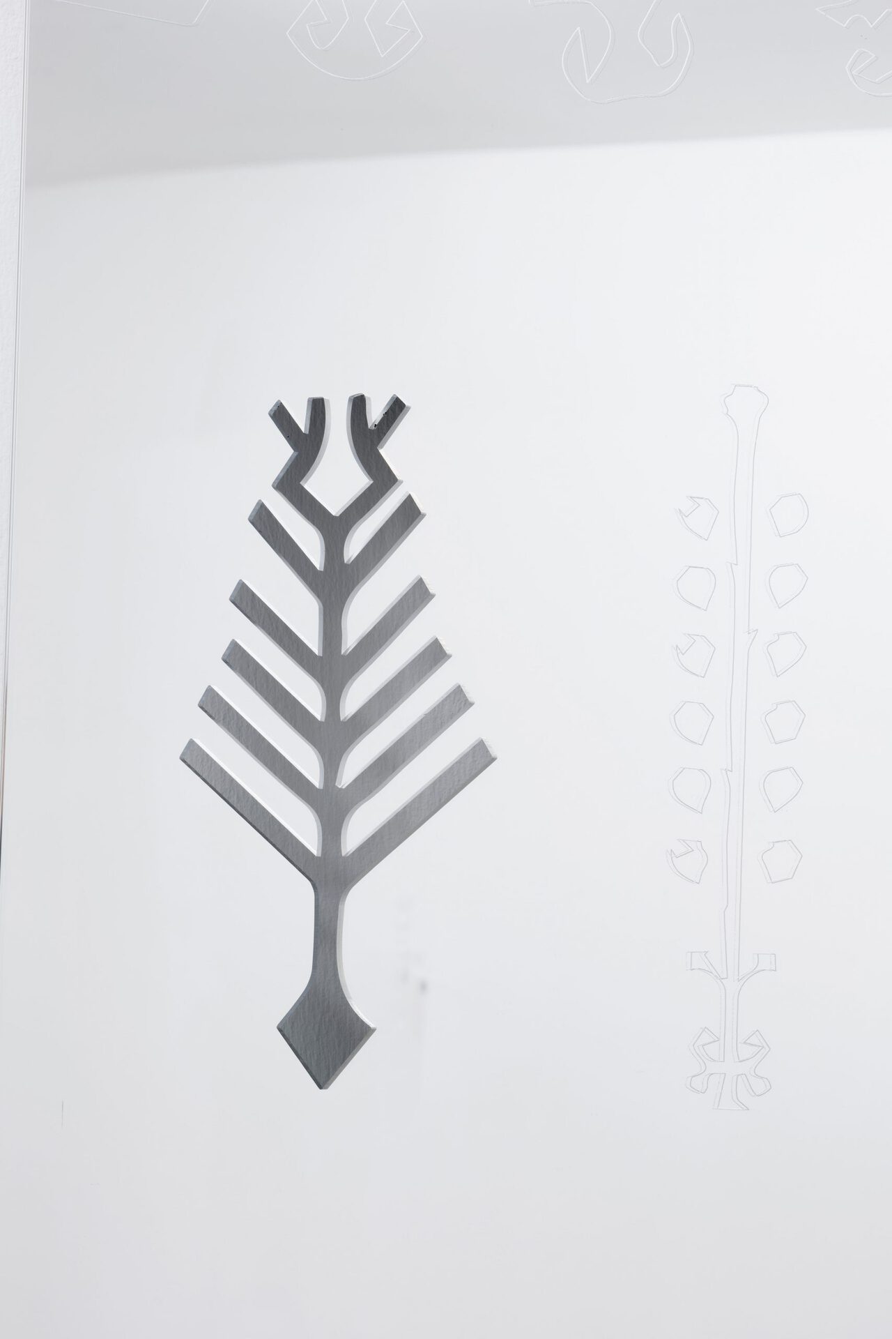 Ceylan Öztrük, detail, Untitled, 2022, Plexiglass, 179 x 85 x 17 cm