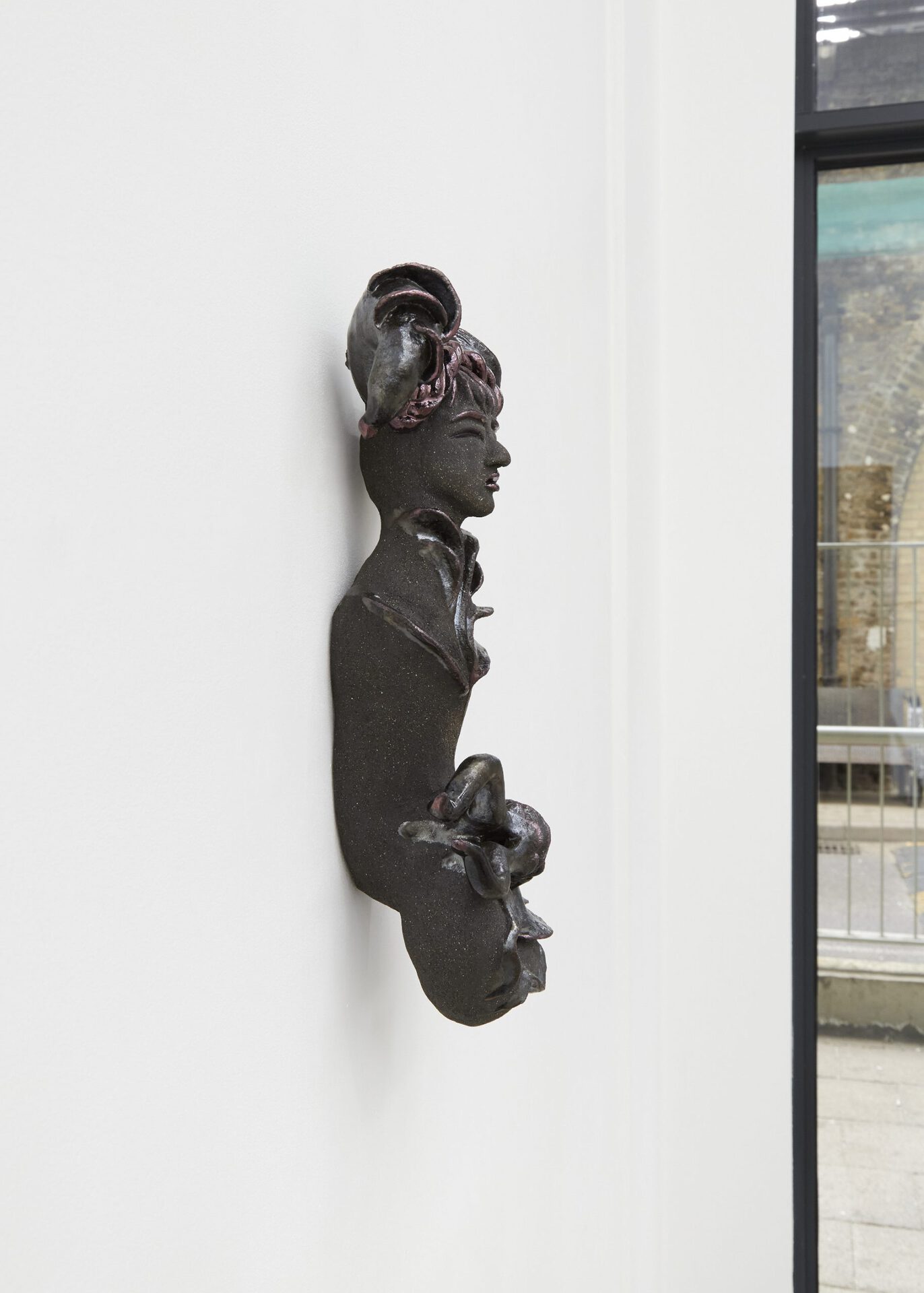Undine, 2020. Glazed stoneware & Lustre, 44 (H) x 23 (W) x 15 (D) cm