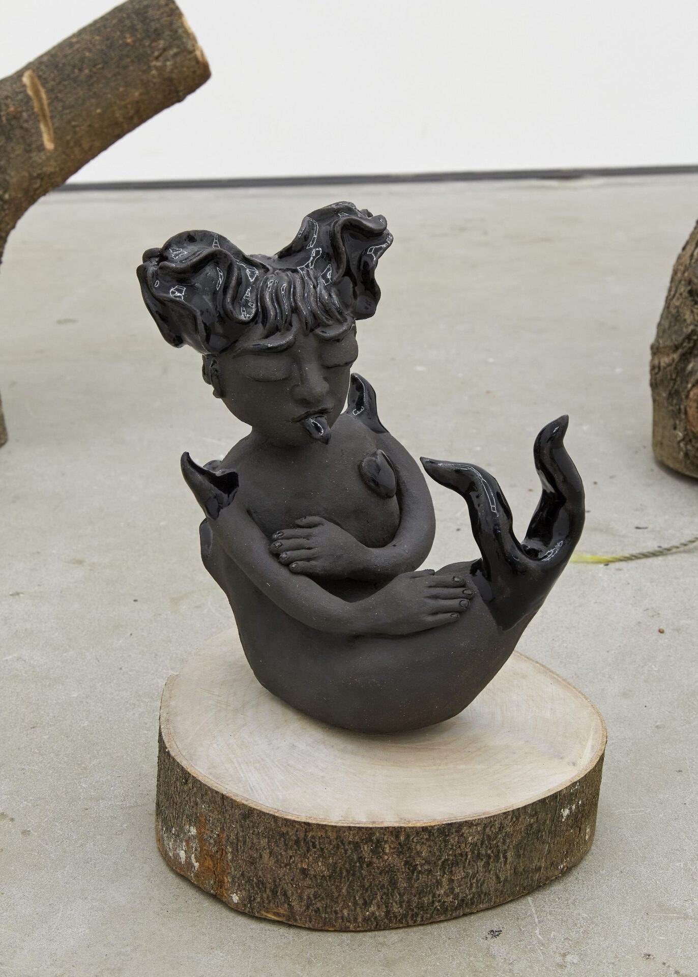 Lilly, 2022. Glazed stoneware, 25 (H) x 12 (W) x 21 (D) cm