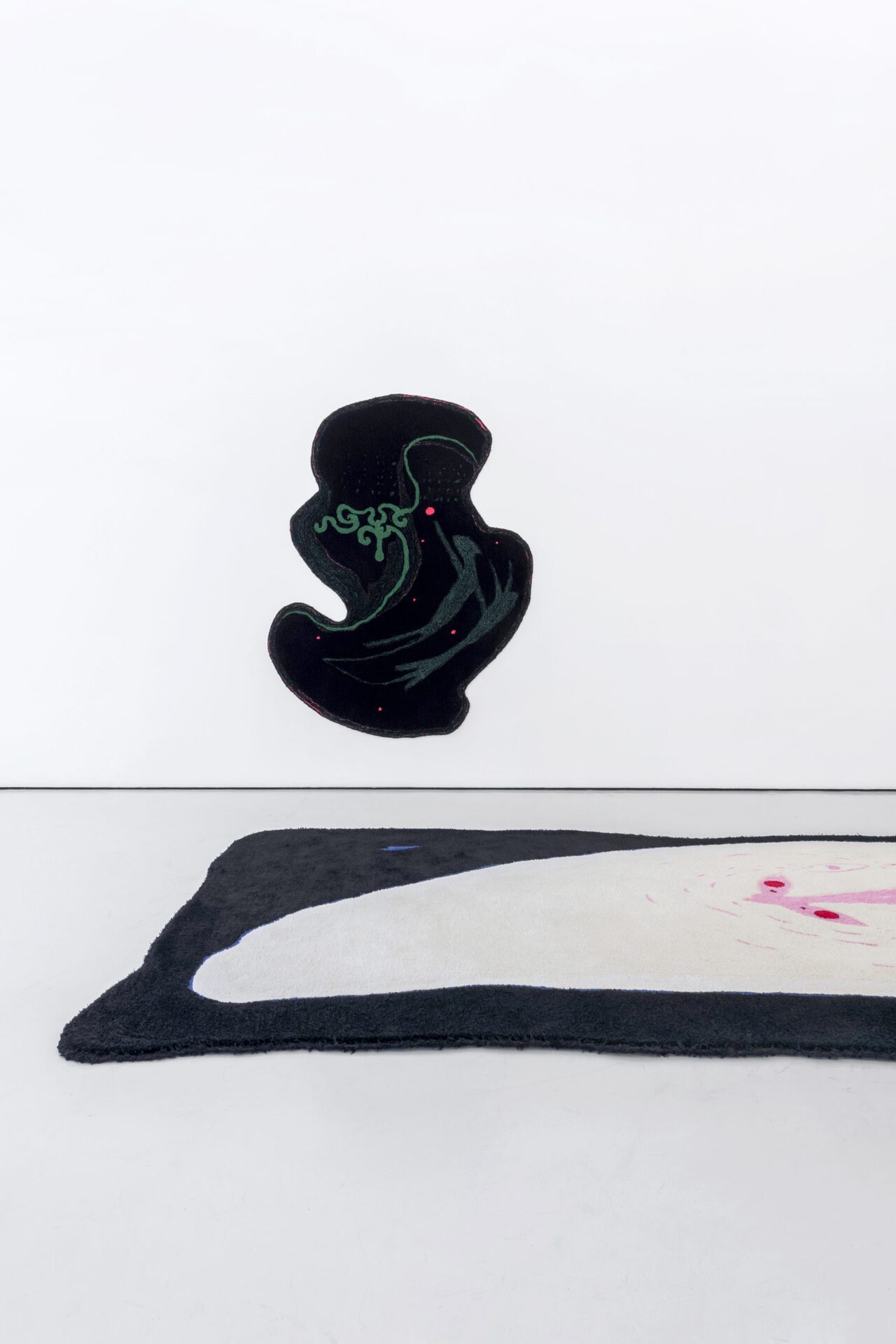 Lux Miranda,"The soil", 2020, tufted wool on canvas, 220x180 cm
