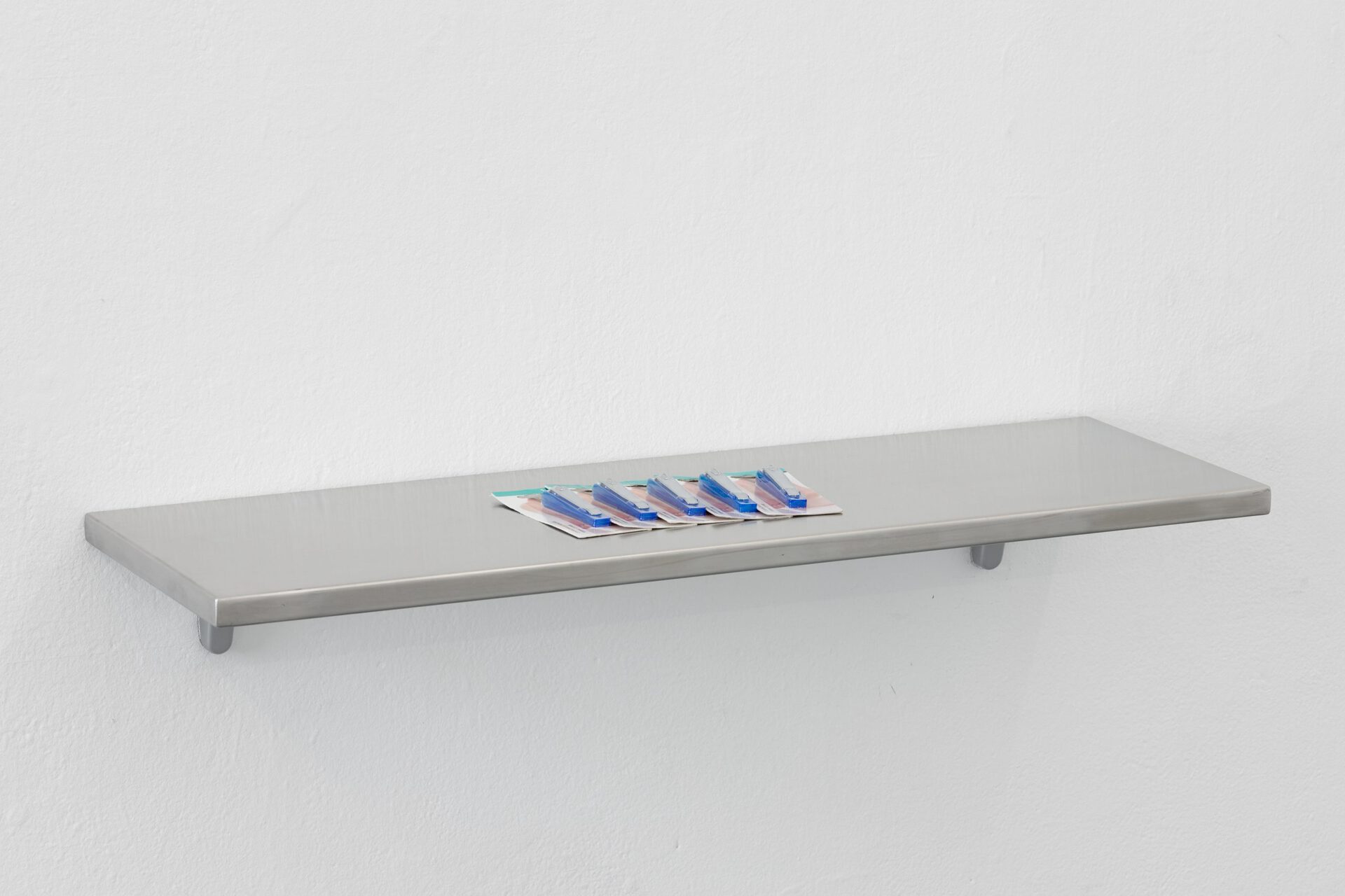 valdemar bisgaard, 5:i:1, 2021, alpine flowers, dental gold bridge, one dollar, Vitry nail scissors, D&K glass pipe, Oakey glasses, Häfele shelf brackets - stainless steel