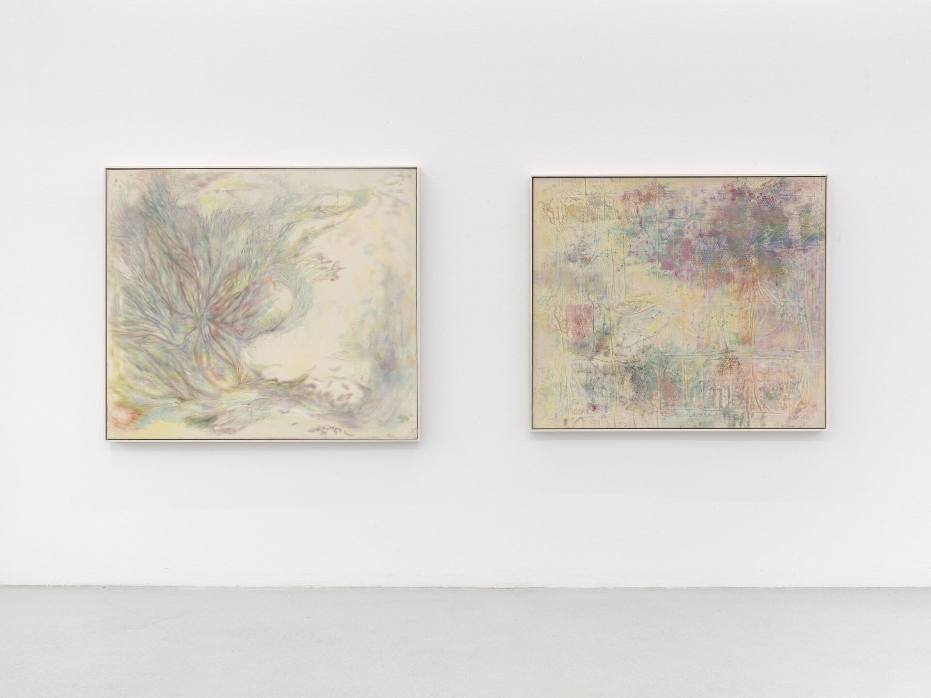 Aya Onodera, "Fragments 1", 2013 and "Fragments 9", 2015, Photo: Eric Tschernow