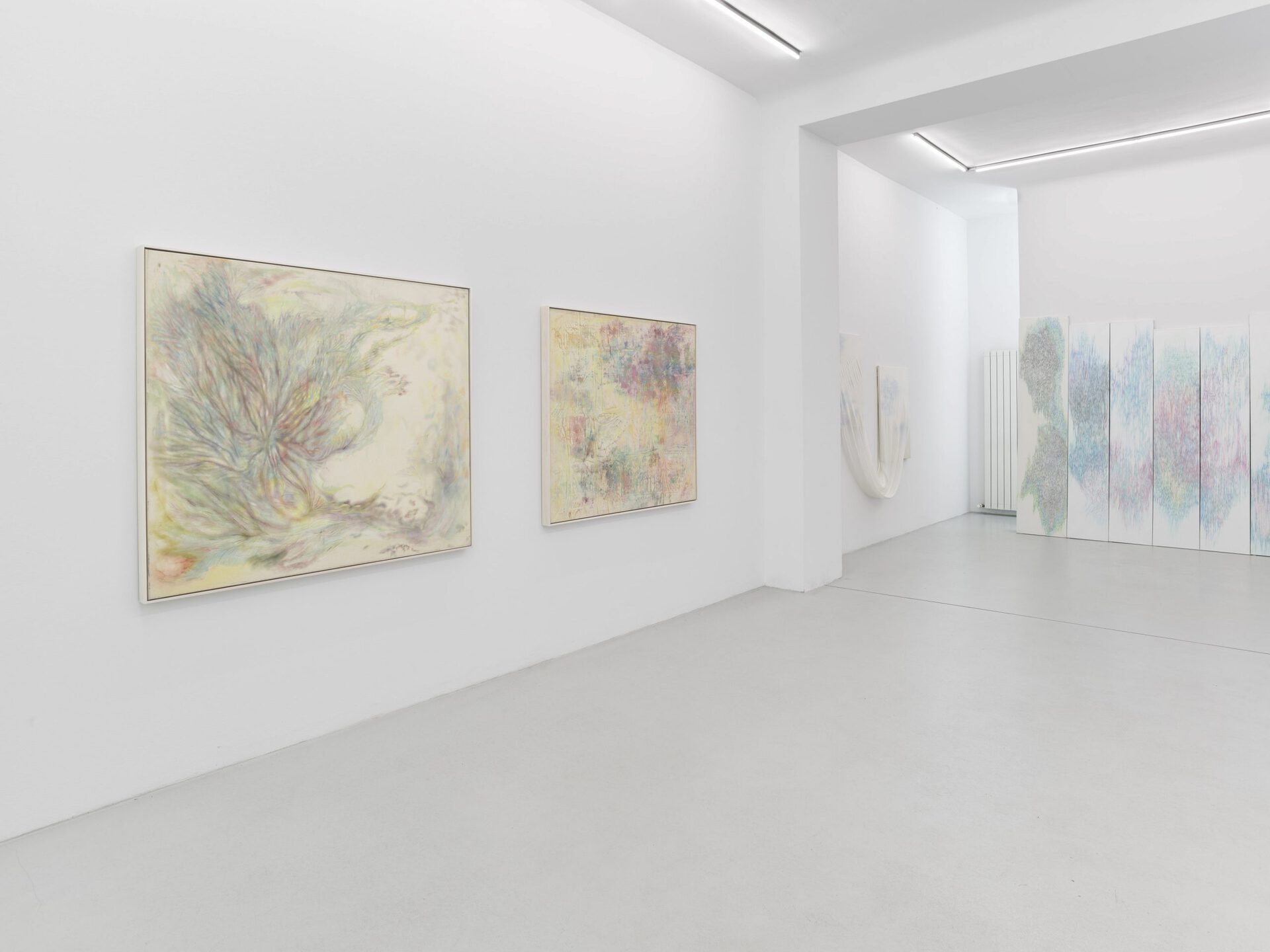 Aya Onodera, "Spurenelemente", Exhibition View 2, RL16, 2022, Berlin, Photo: Eric Tschernow
