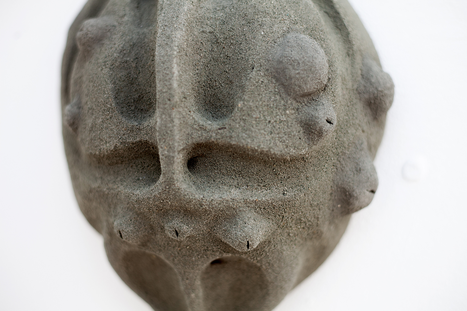 "future fossils" 2022, greensand. (detail)