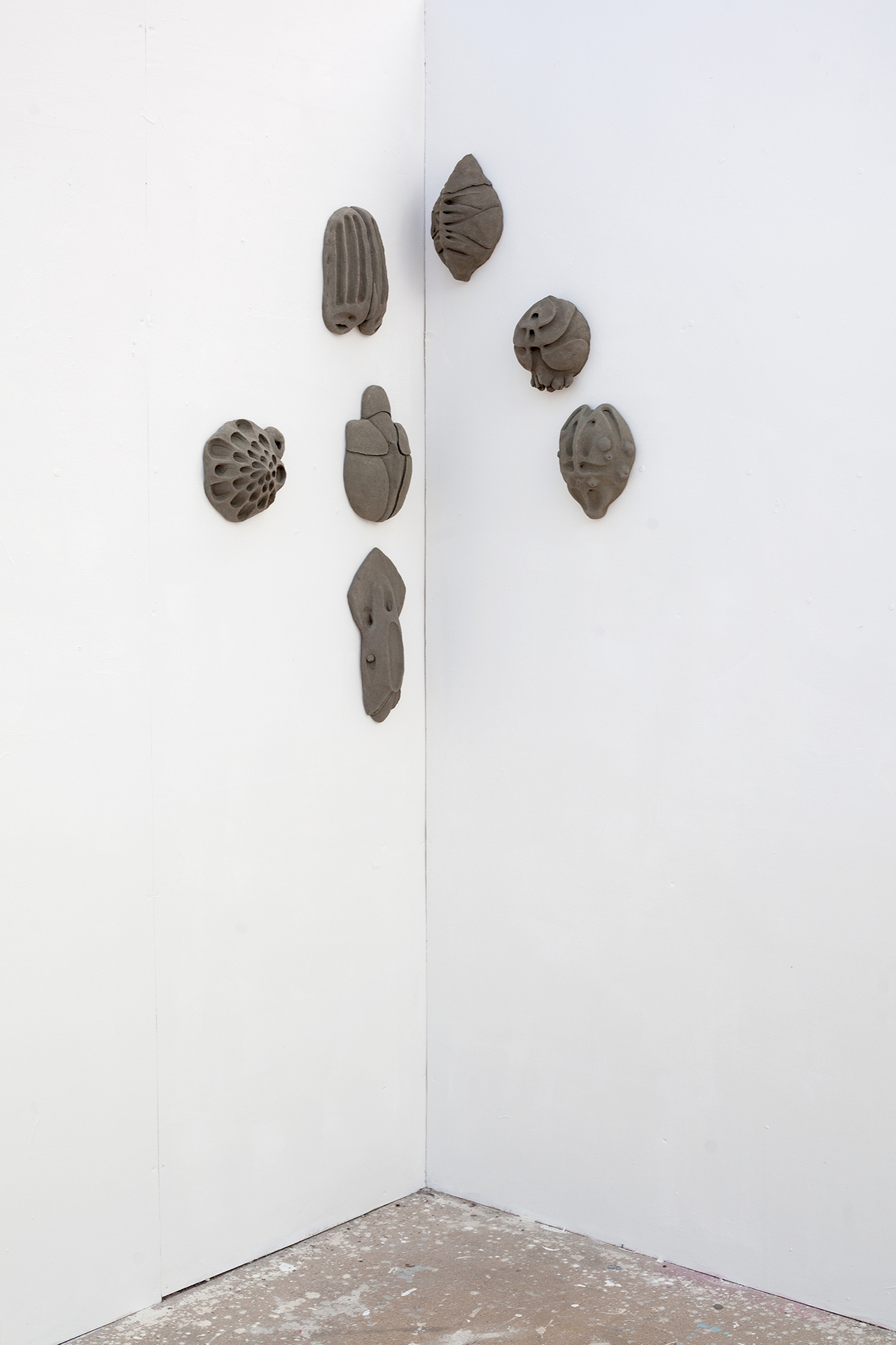 "future fossils" 2022, greensand. (Sarah Doerfel)