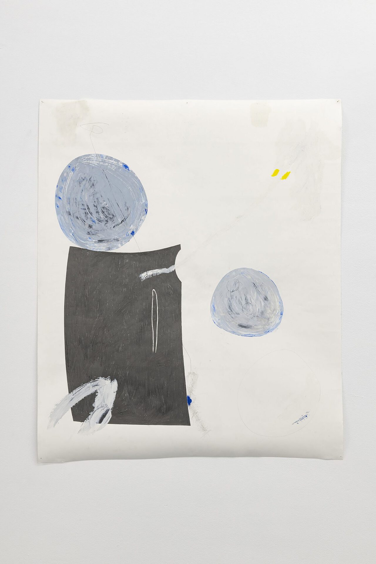 David Benarroch, uu20, 2021, Oil stick and graphite on paper, 97 x 82 cm (Photo: Roberto Ruiz)
