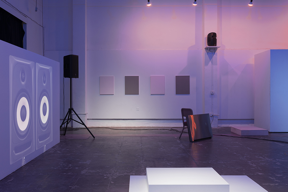 Alexander Muret, Threeminutesthirtyseconds, I am inconsistent and not to be relied upon, 2022, Installation view