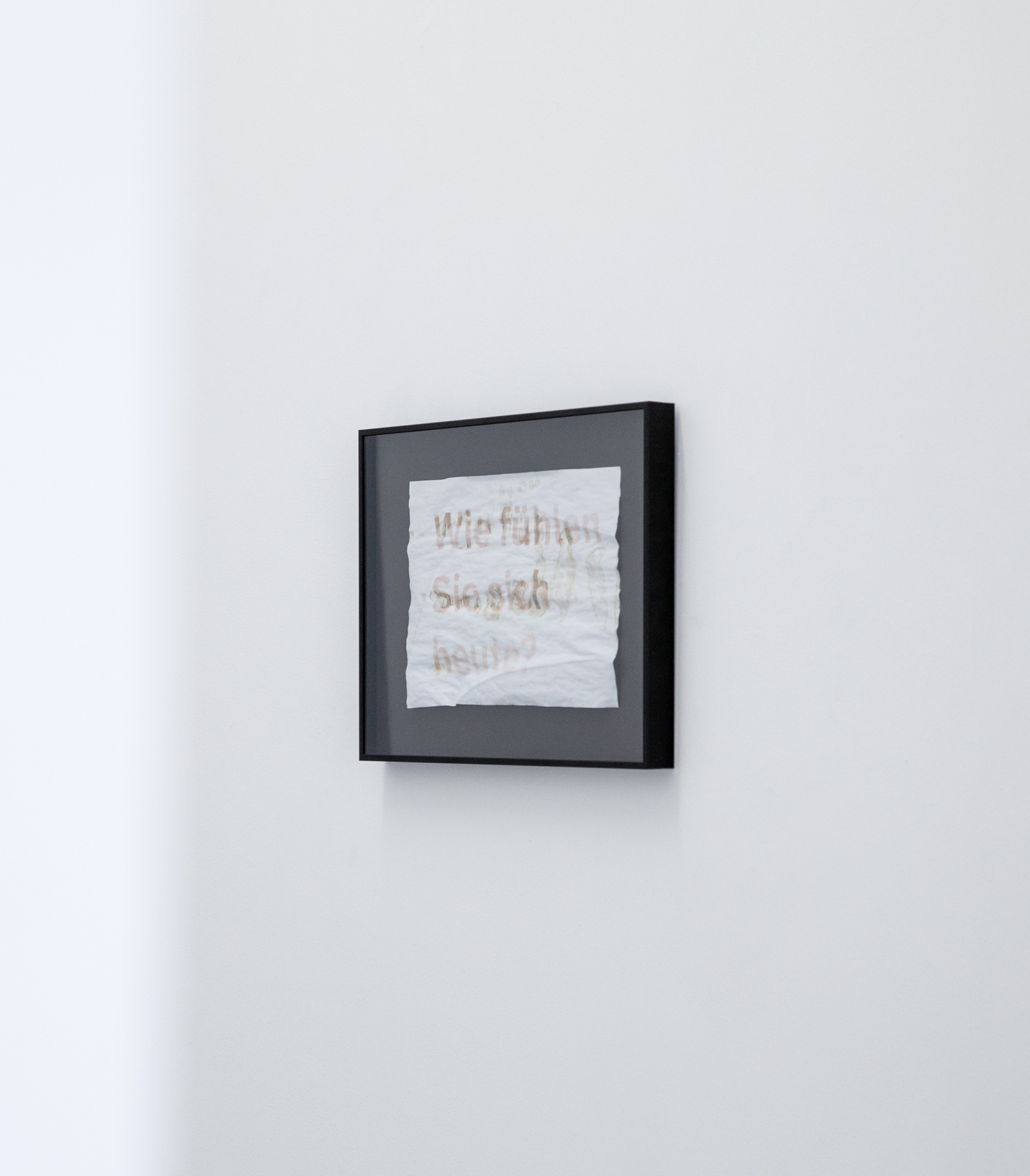 Juan Pablo Gaviria Bedoya; Recognition exercises: N.1; 2022; Bond paper and home printer ink; 450x350x40mm