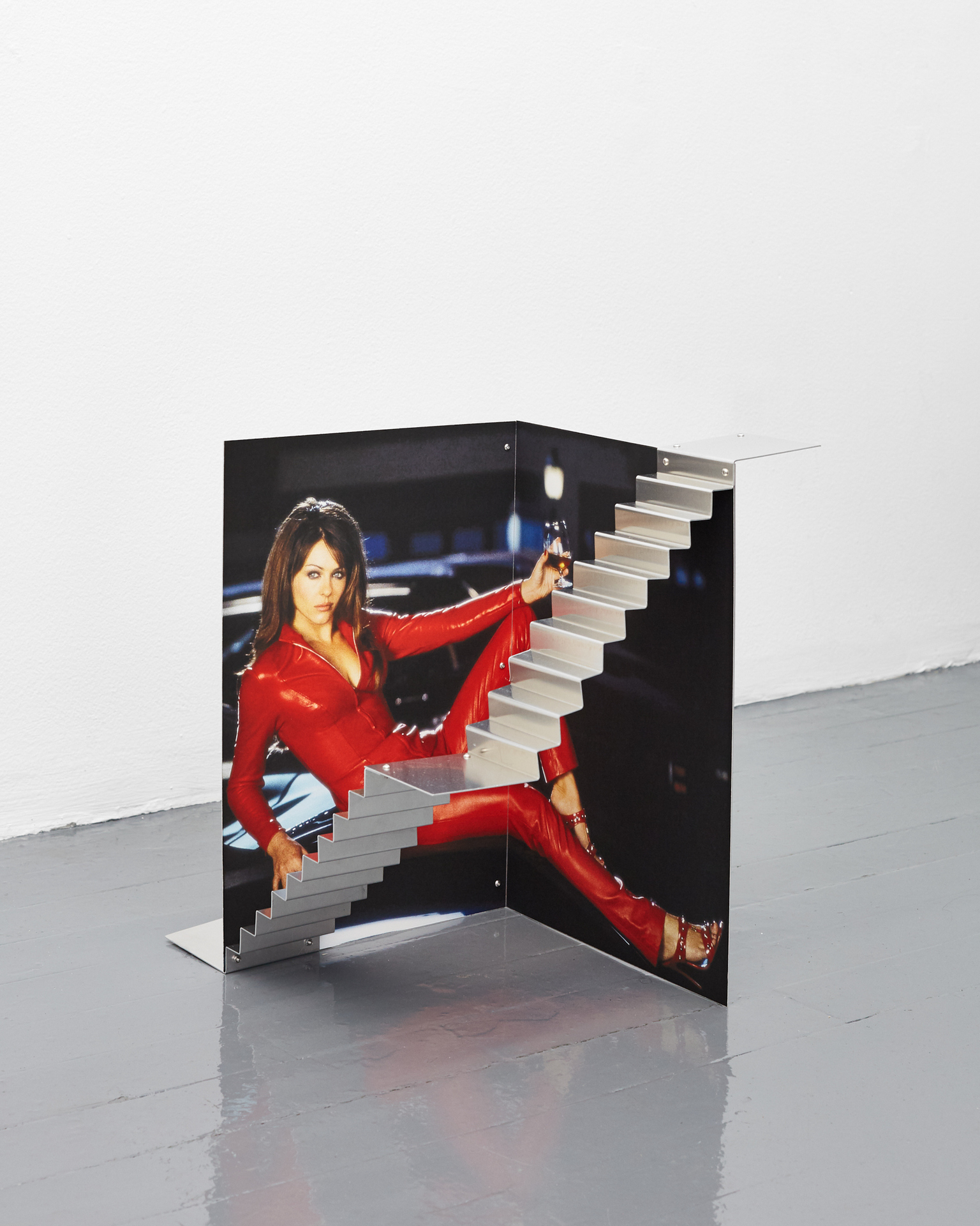 Kate Mackeson, The Prompter, 2022 archival print on aluminum 16.5 x 14.5 x 14.5 inches unique