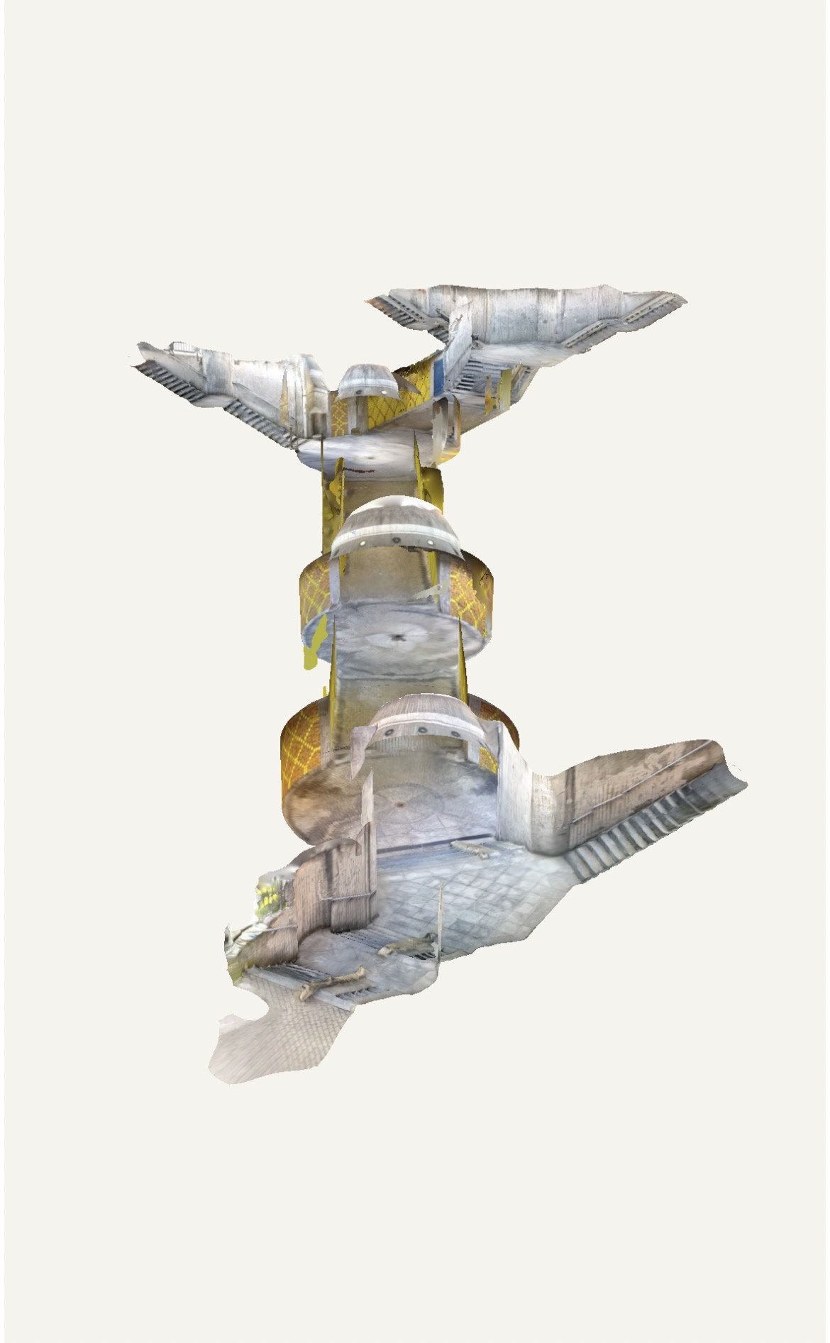 3D Scan Unterführung Kühler Krug
