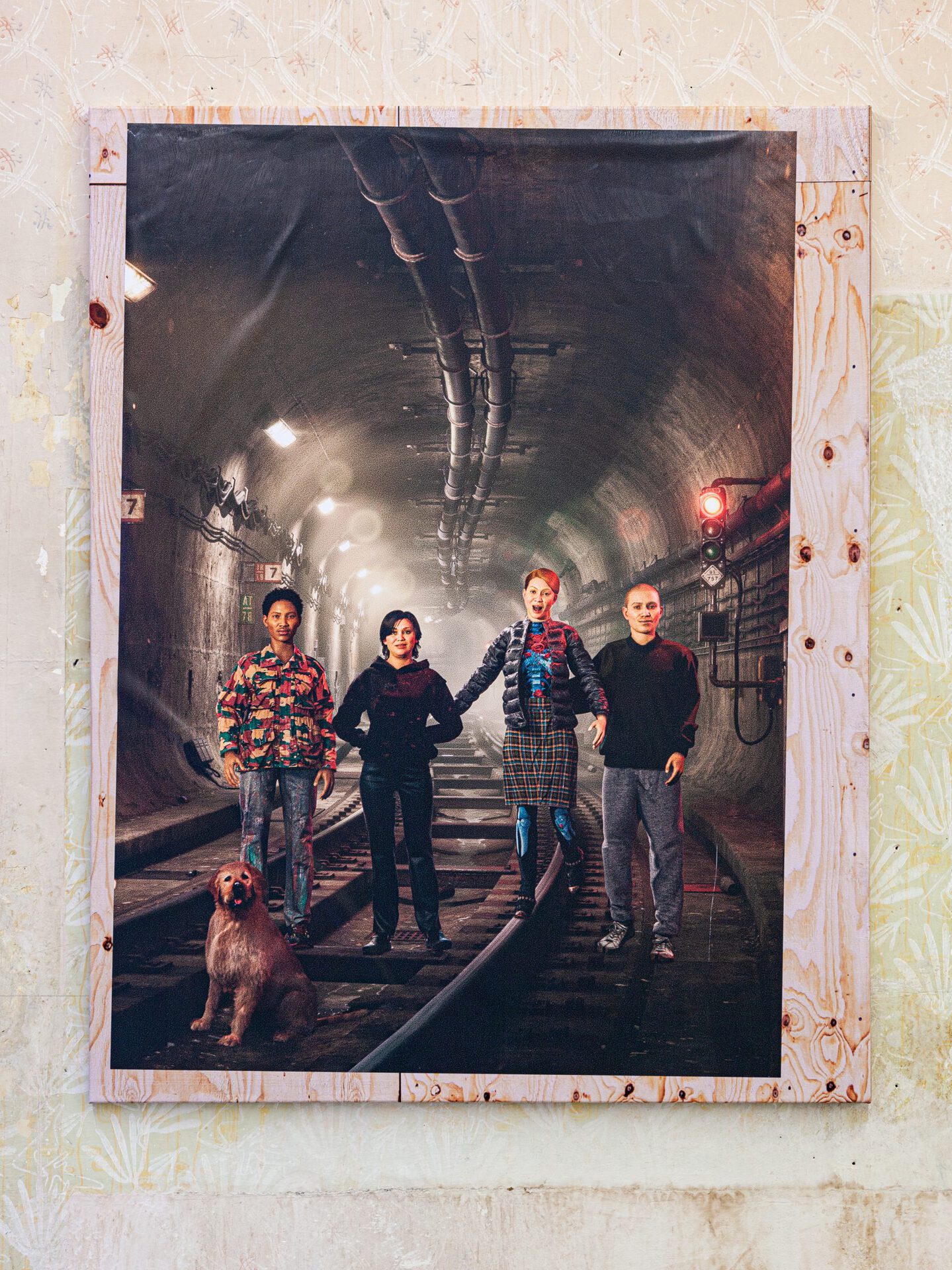 Malte Zander, Poster, Pigment print, Inkjet print, UV varnish on canvas, 125 x 98 cm, 2022