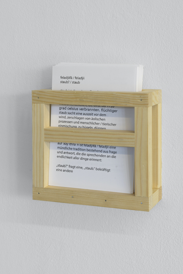Martha Rosler: Service. A Trilogy on Colonization, Printed Matter, 1978. Courtesy Martha Rosler. Photo: Franziska von den Driesch