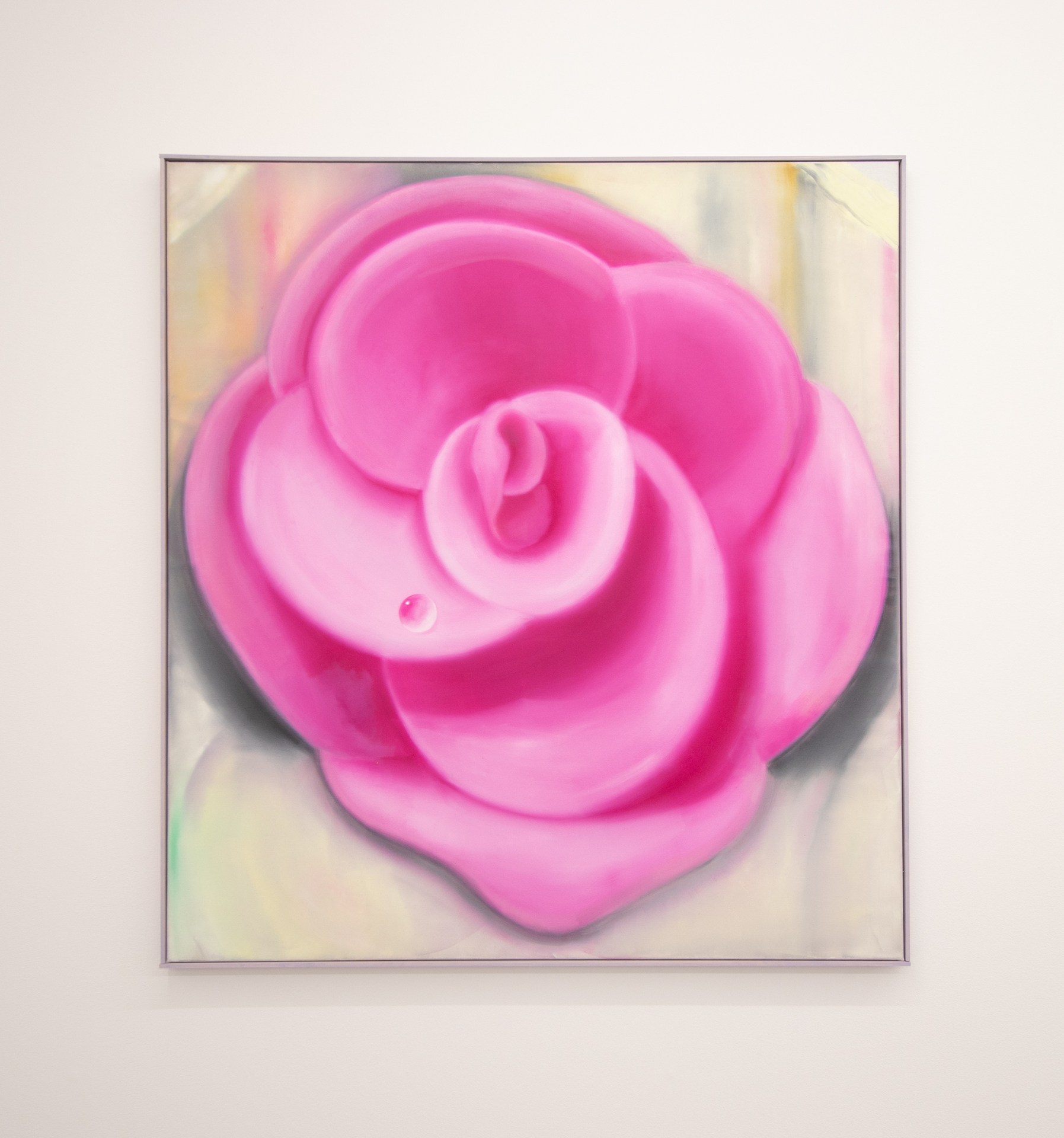 Pink Present, 2022, oil on linen, 121 x 112 cm