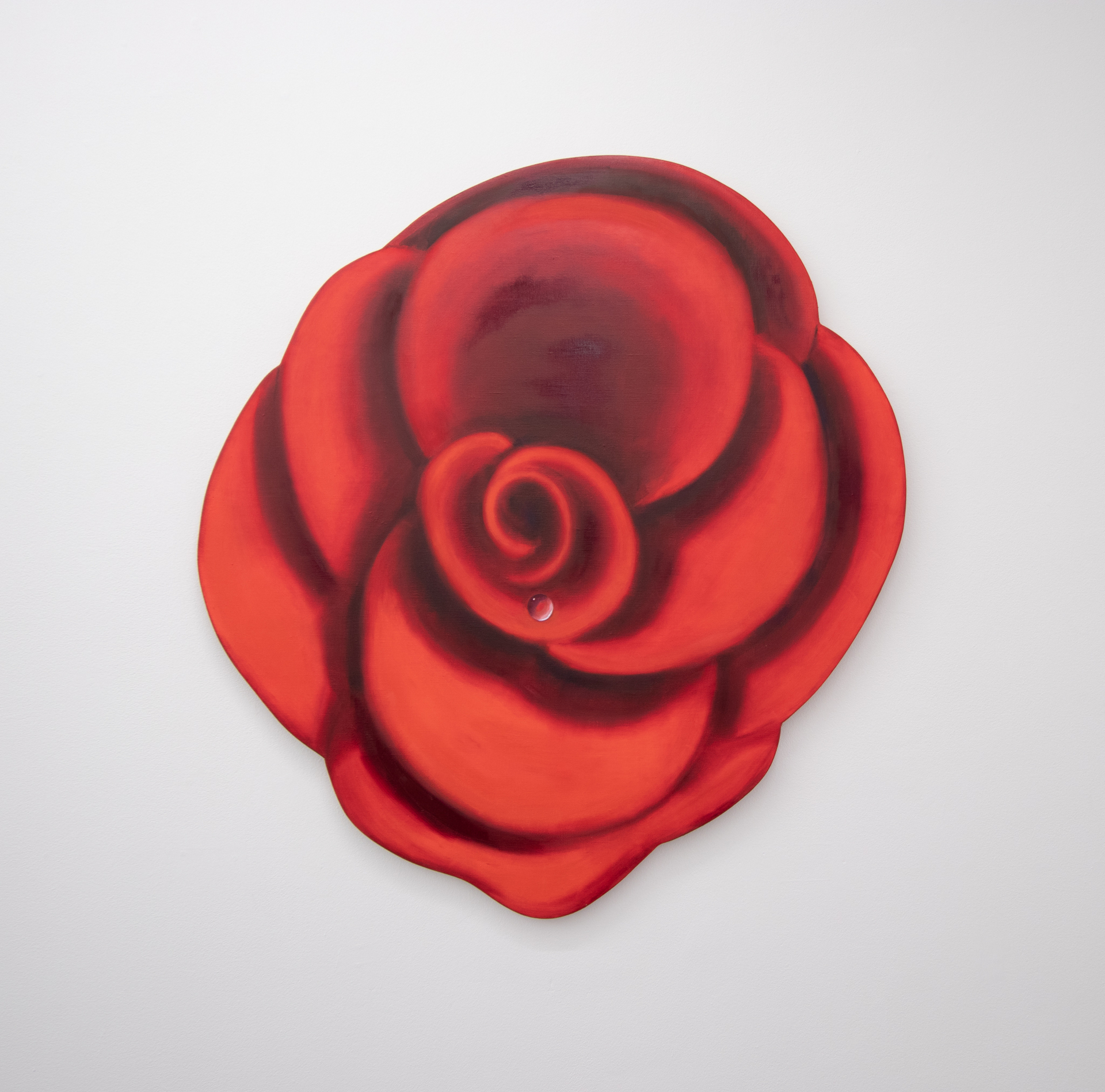 Red Present, 2022, oil on linen, 112 x 105 cm