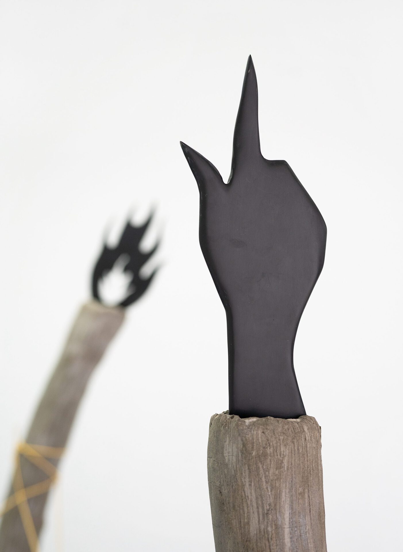 Øleg & Kaśka, "The banner of Rebirth" 2022, mixed media