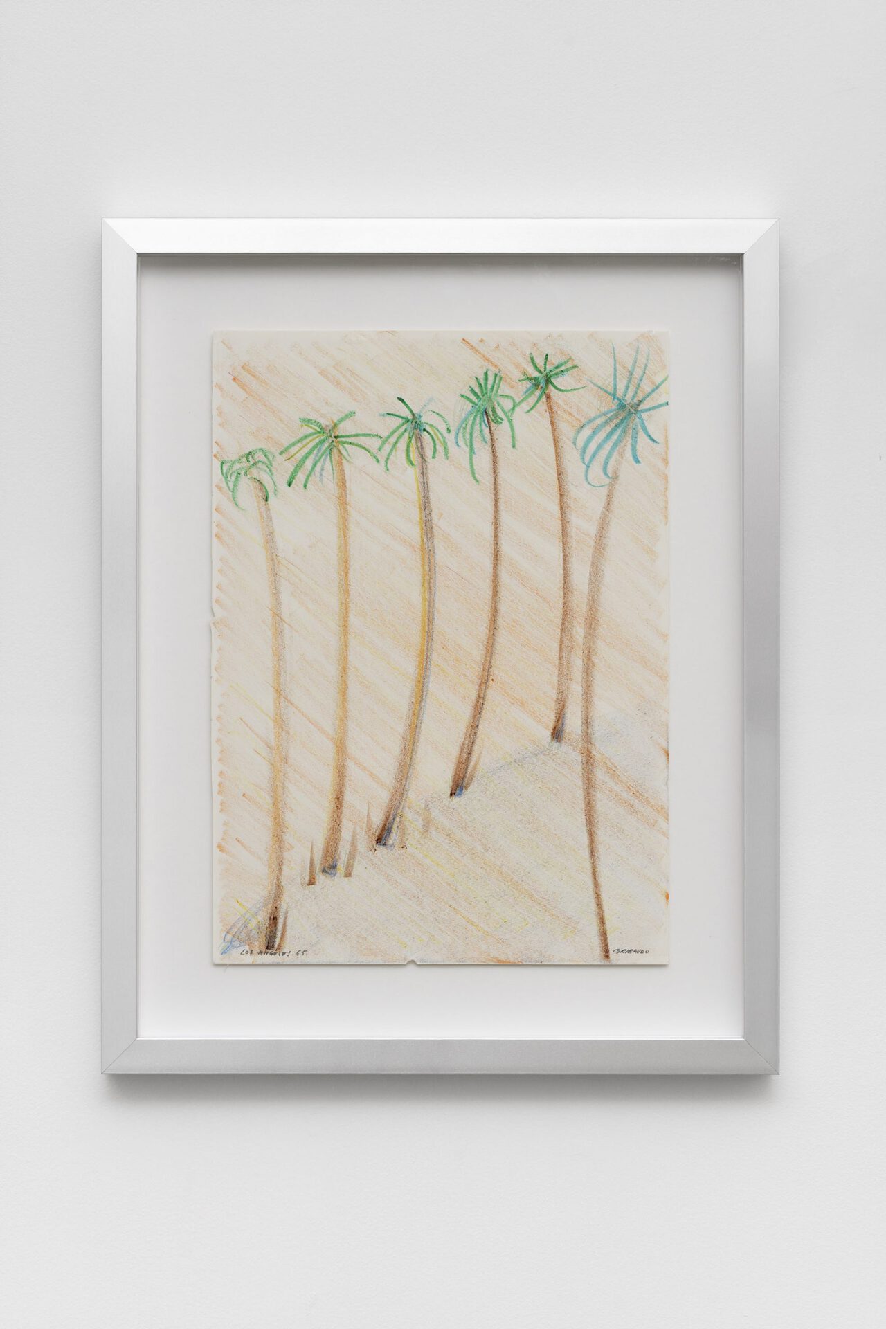 Ezio Gribaudo, Los Angeles, 1965, pencil on paper, 48.5 x 38.5 cm, unique