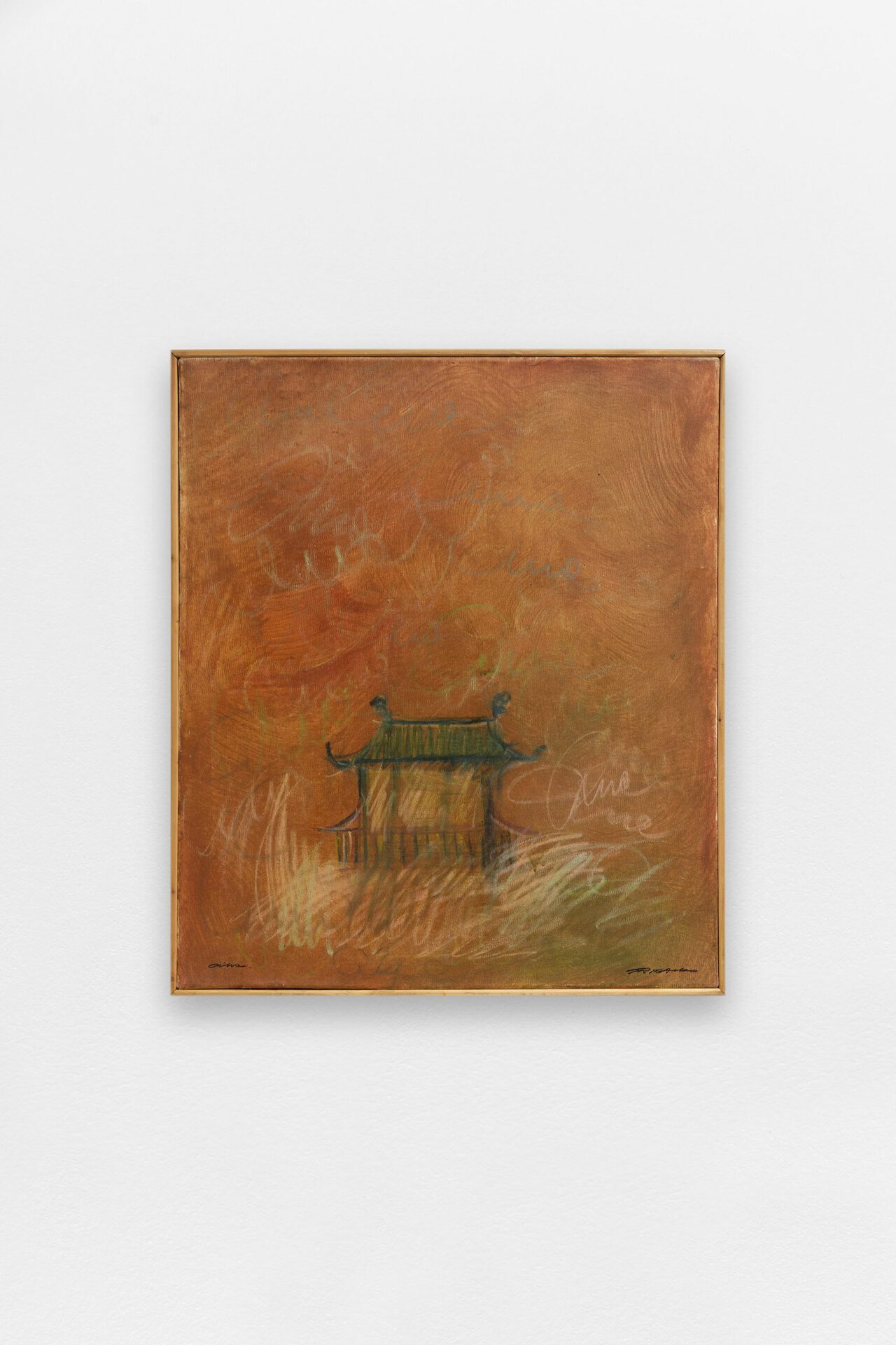 Ezio Gribaudo, China, 1982, oil on canvas, 72 x 62 cm, unique