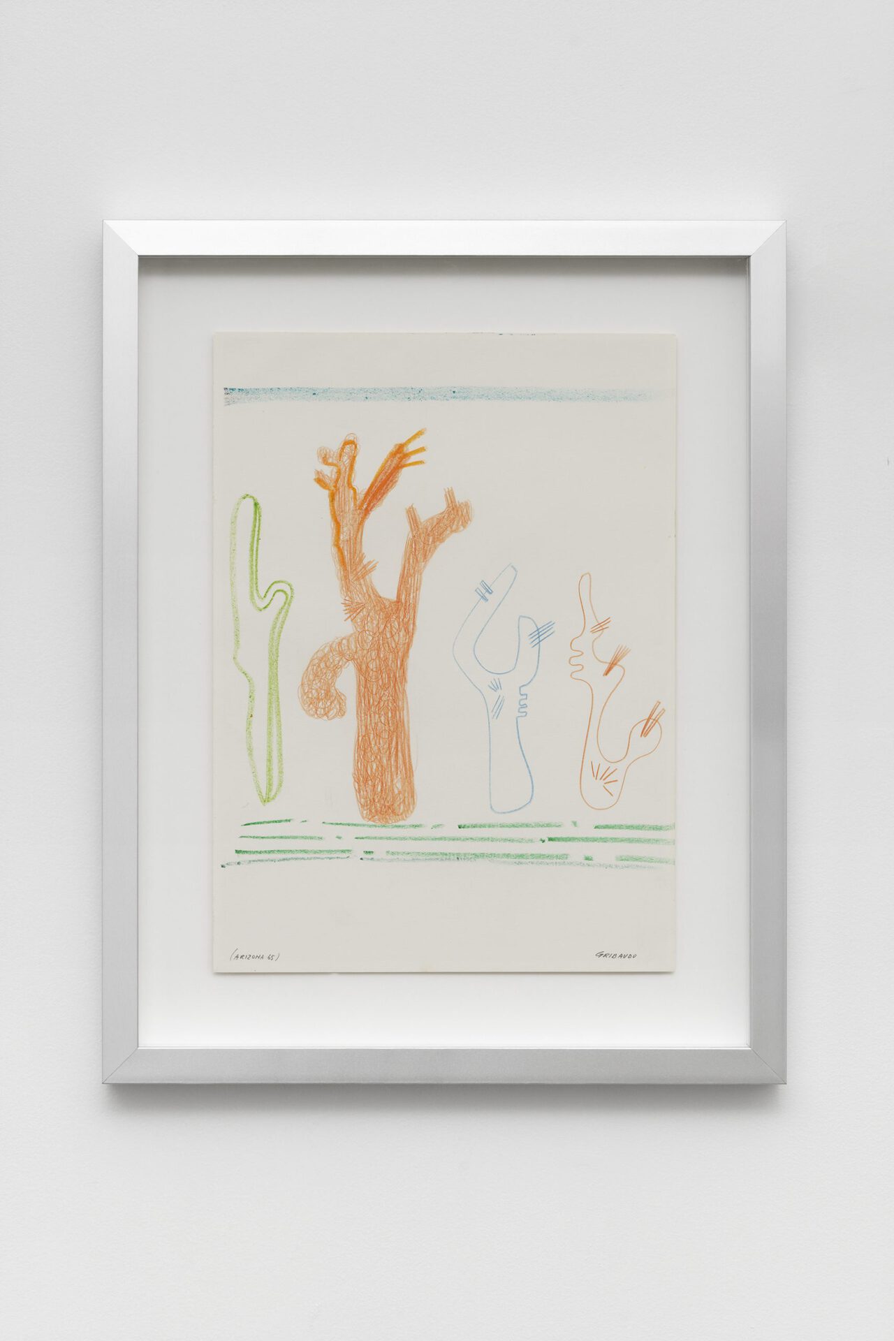 Ezio Gribaudo, Arizona, 1965, pencil on paper, 48.3 x 38.3 cm, unique