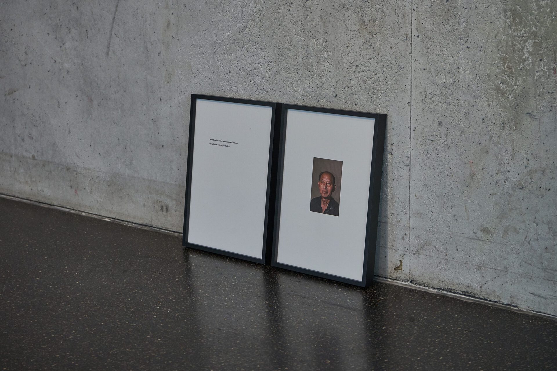 Hyunjin La, From a far. each 21x29,7cm print on paper, framed (2022)