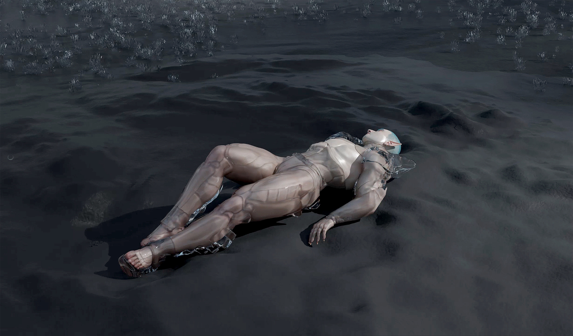 Floryan Varennes, in collaboration with Harriet Davey & Imogen Davey, Mirari (detail 2), 2022, Vidéo, 4m08.