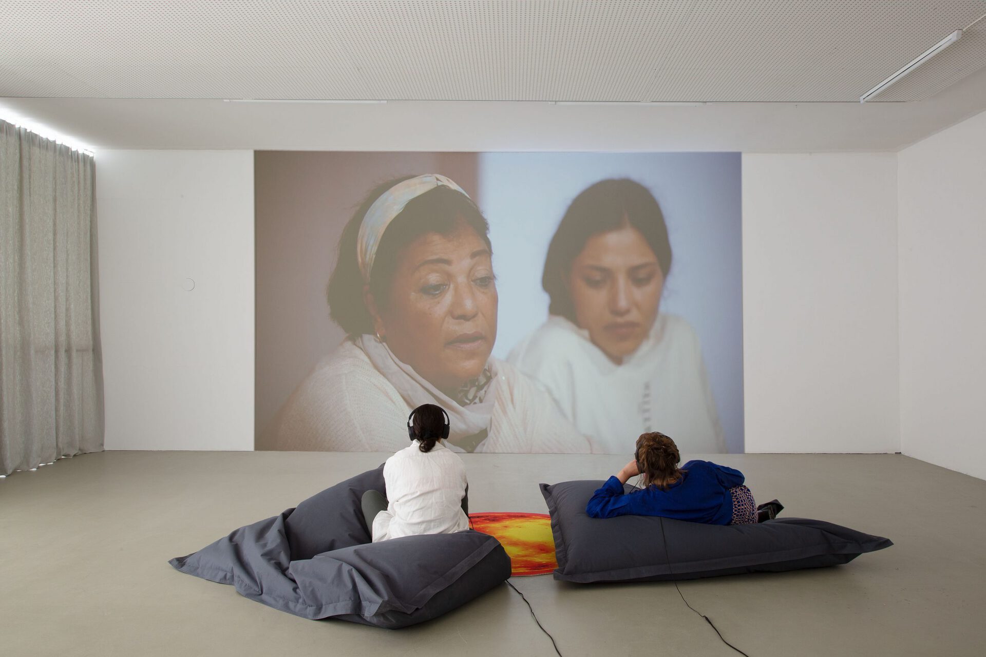 18 Dina El Kaisy Friemuth & Leonie Kellein: INHABITATIONS, 2022, Installation View, M.1 Arthur Boskamp-Stiftung. Photo: Jens Franke.
