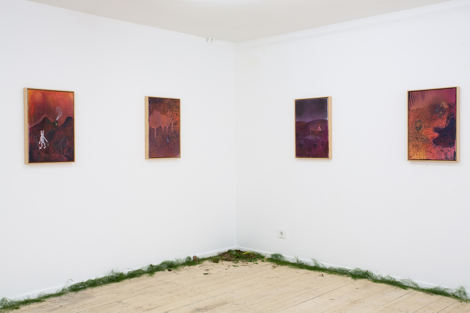 Kaspars Groševs, The Old Man Goes Home, 2022. Exhibition view atEditorial