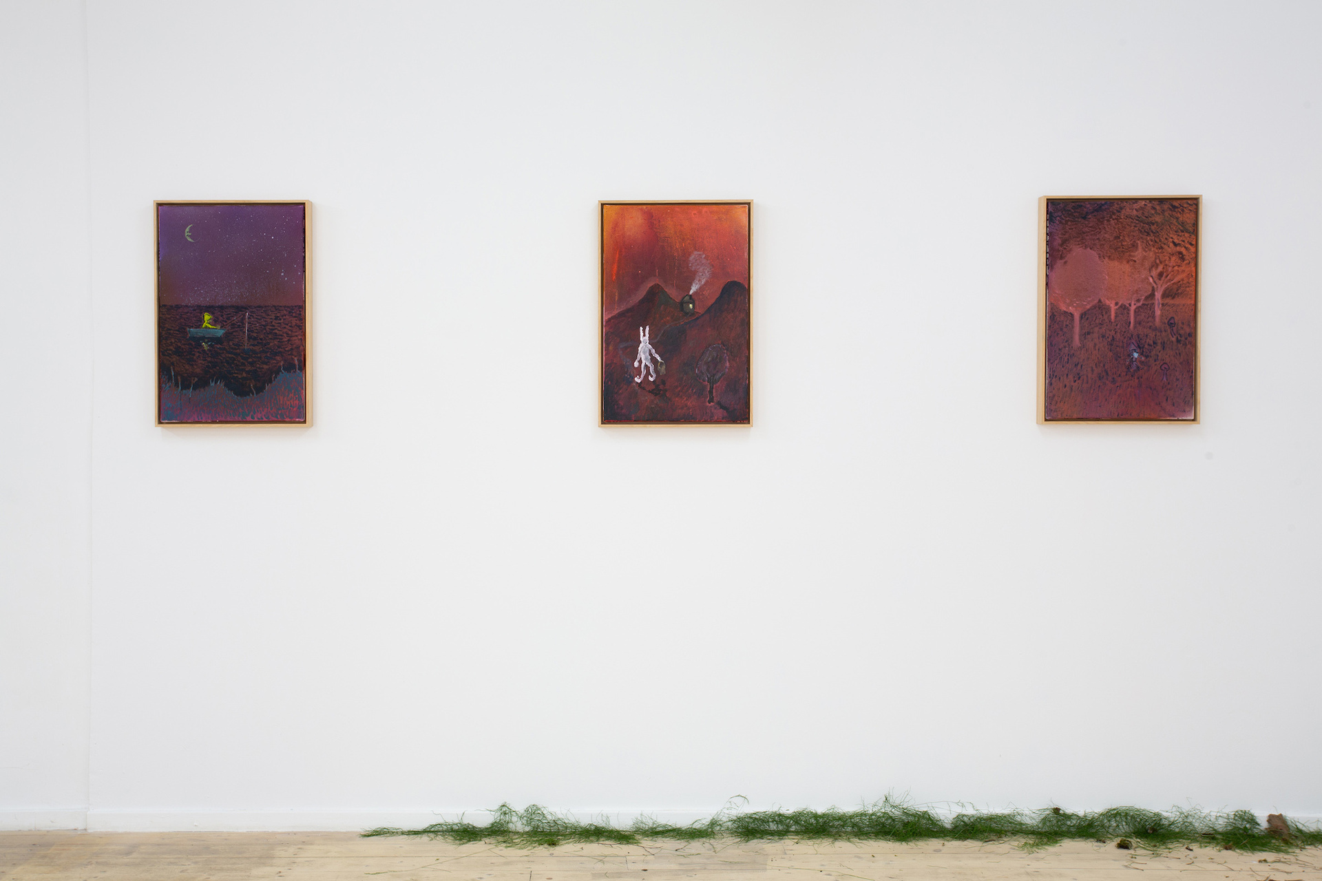 Kaspars Groševs, The Old Man Goes Home, 2022. Exhibition view atEditorial