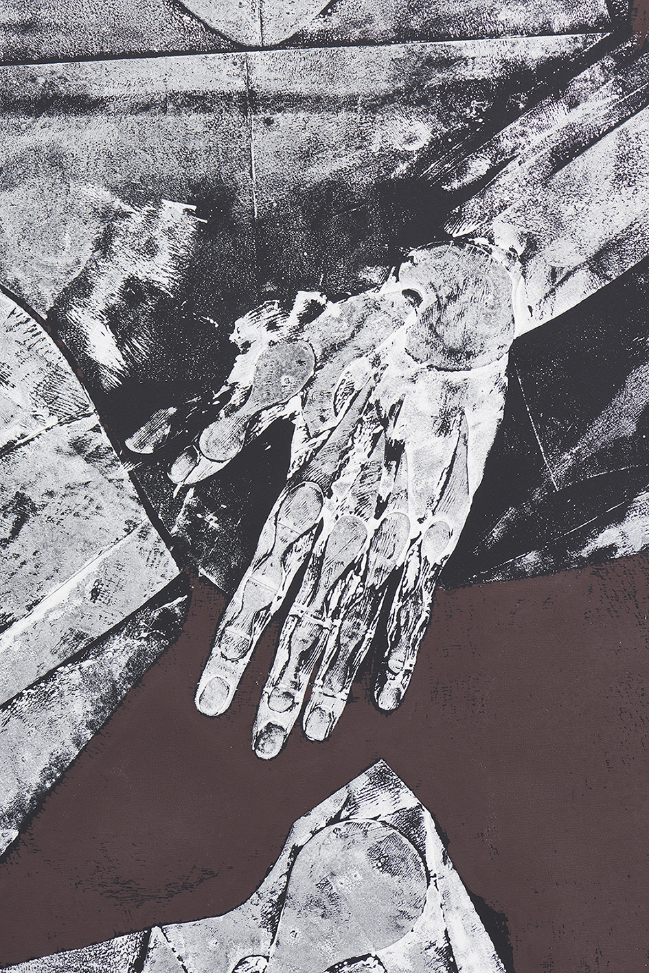 Lukas Schmenger, untitled (kneeling figure), 2021, detail