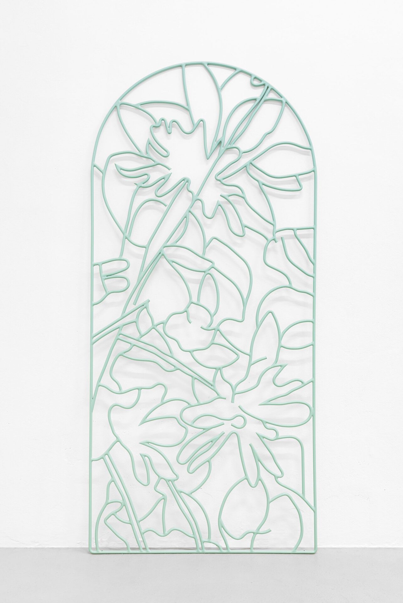 Marie-Michelle Deschamps, Company #3, 2022 powdercoated steel 225 cm x 98 cm