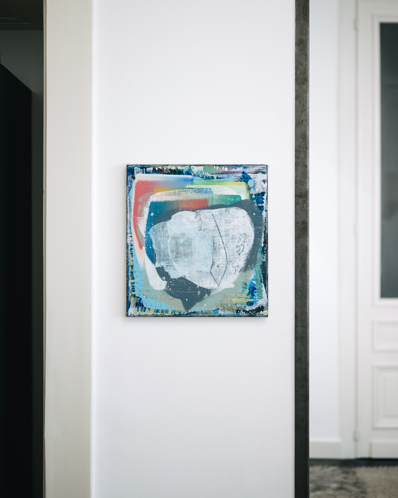 Arthur Löwen, Index (Portrait 21), 2022, Acrylic on canvas, 48x45 cm