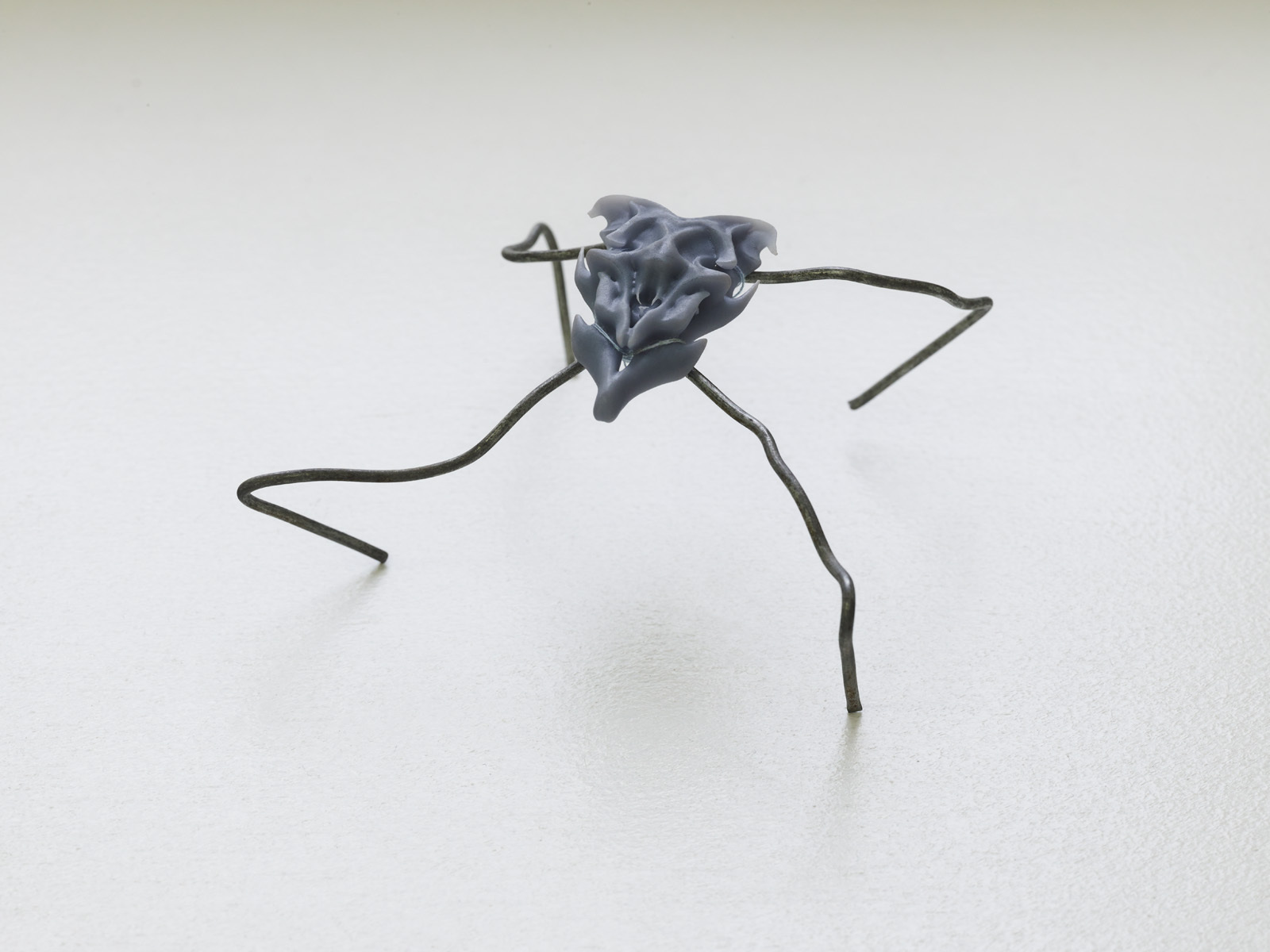 Eternal Engine, nanobot, 2022, 3D printed resin, steel 8 x 8 x 4 cm | 3 1/8 x 3 1/8 x 1 5/8 in