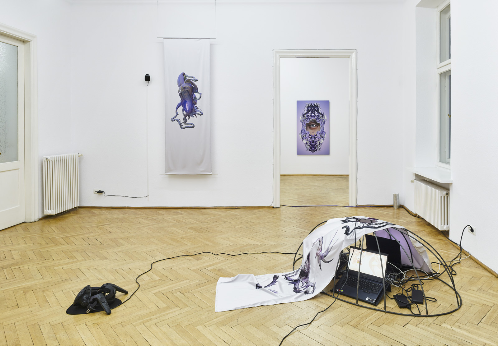 Installation shot from "please be tender with my data" by Eternal Engine