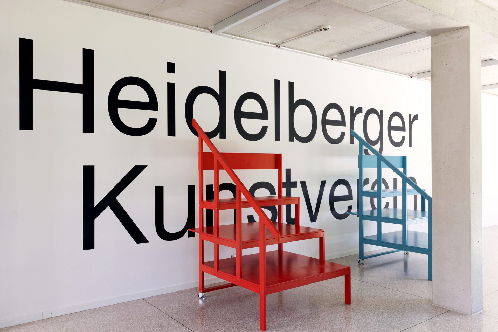 Céline Condorelli, “Revision -part II”, continuous project at Heidelberger Kunstverein, installation shots by Lys Y. Seng