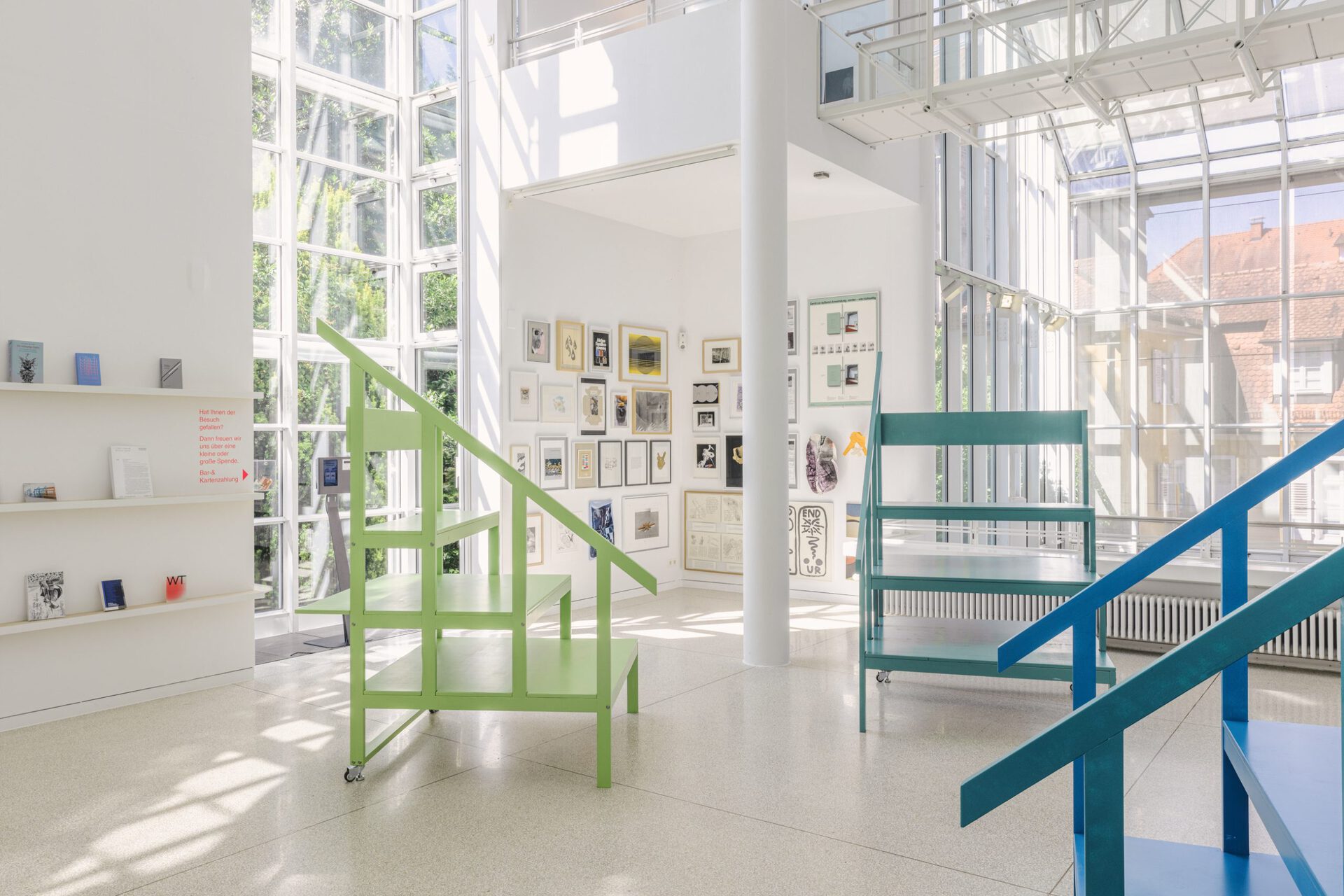 Céline Condorelli, “Revision -part II”, continuous project at Heidelberger Kunstverein, installation shots by Lys Y. Seng
