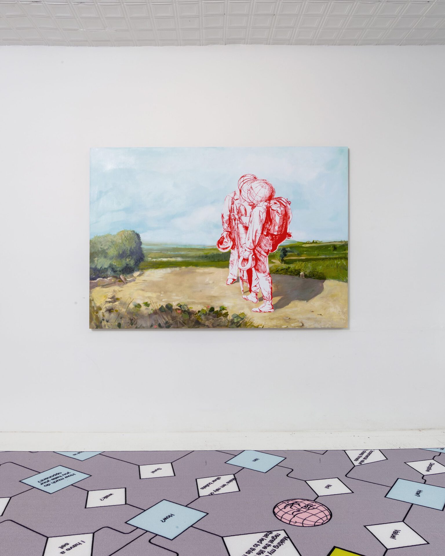 Installation view, David Muenzer, Proxetics at Dracula's Revenge, New York.